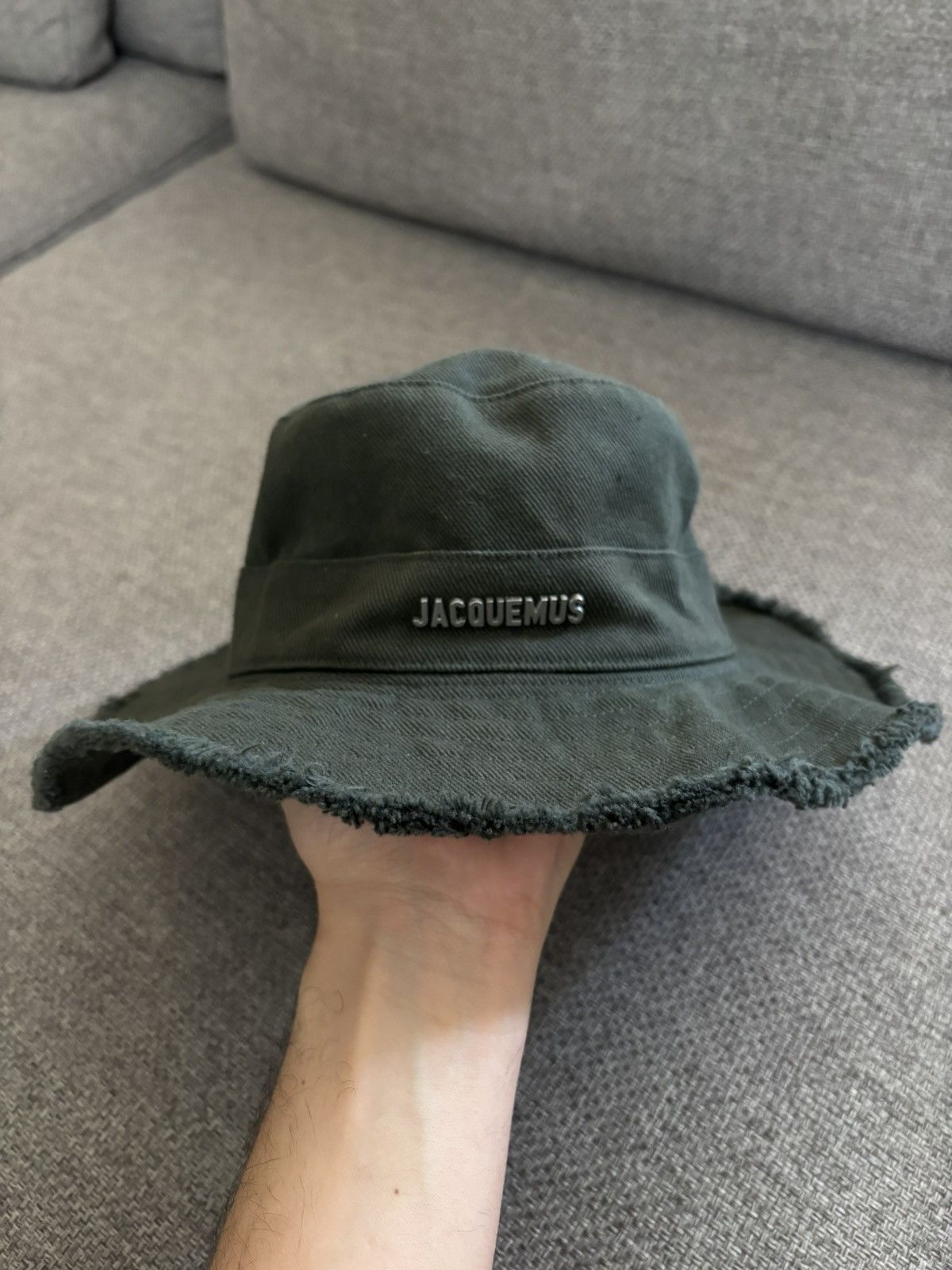 Jacquemus The Artichaut Bucket Hat Forest green