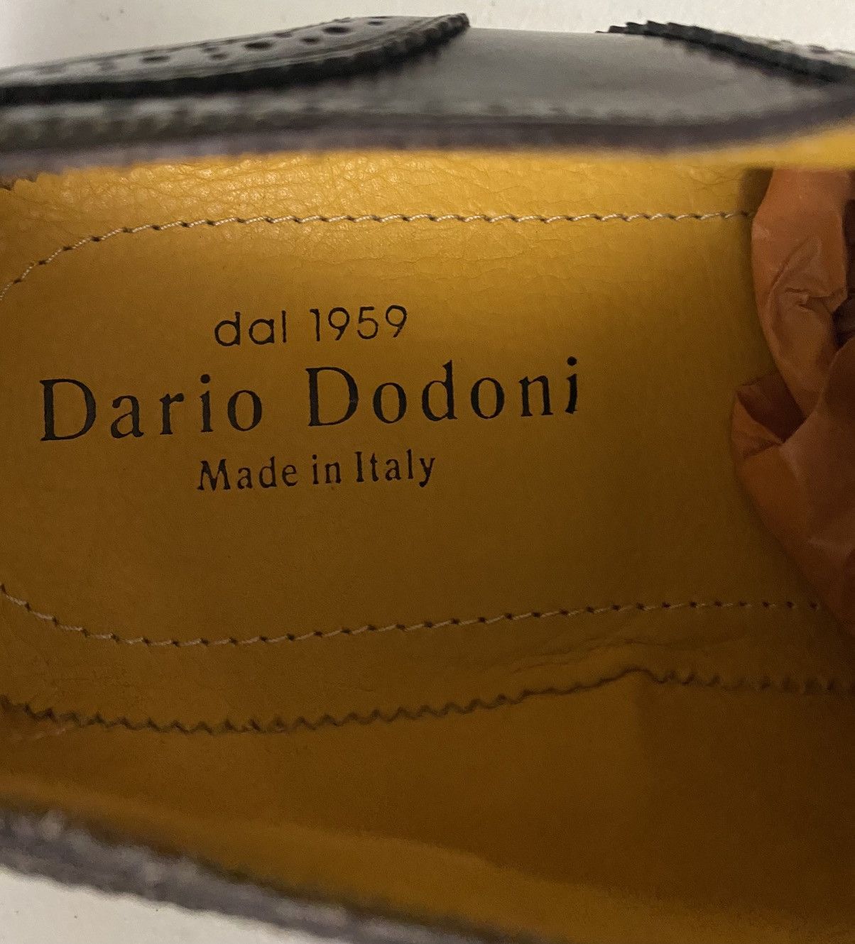 Other Dario Dodoni Brown Handmade Brogue Wingtip Oxfords 10 US New Size US 10 / EU 43 - 2 Thumbnail