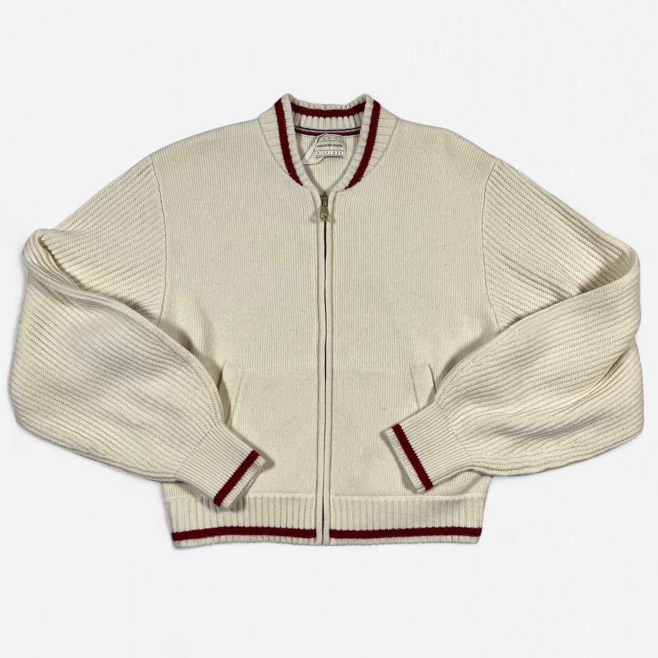 Tommy Hilfiger The Sofia Capsule Wool Blend Bomber Jacket Size M / US 6-8 / IT 42-44 - 1 Thumbnail