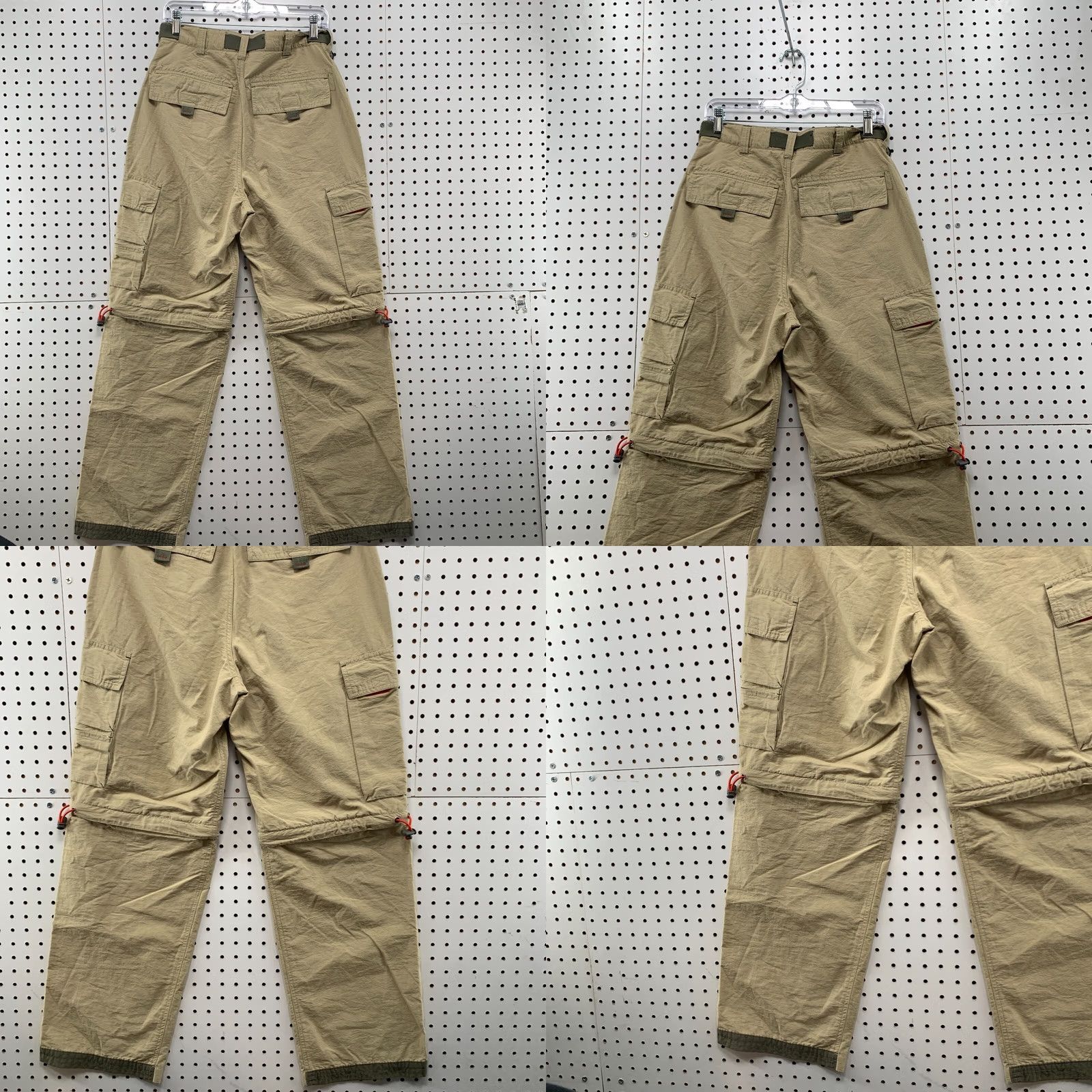 Vintage No Boundaries Convertible Cargo Hiking Pants Brown Belted Mens 29x31 Skateboard Size US 29 - 8 Thumbnail