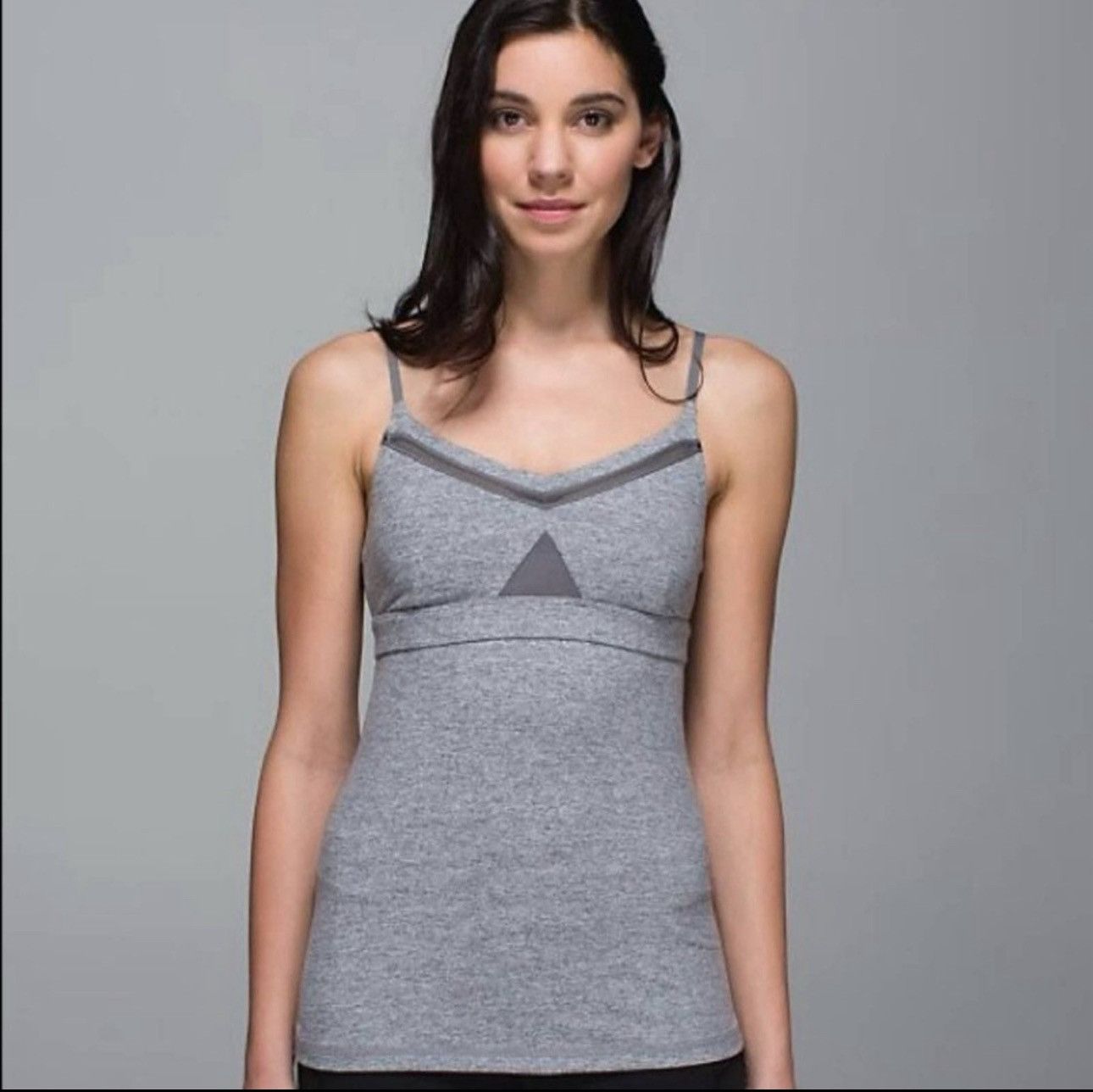 Lululemon Lululemon Grey Just Breathe Tank Top Size 6 Size M / US 6-8 / IT 42-44 - 1 Thumbnail