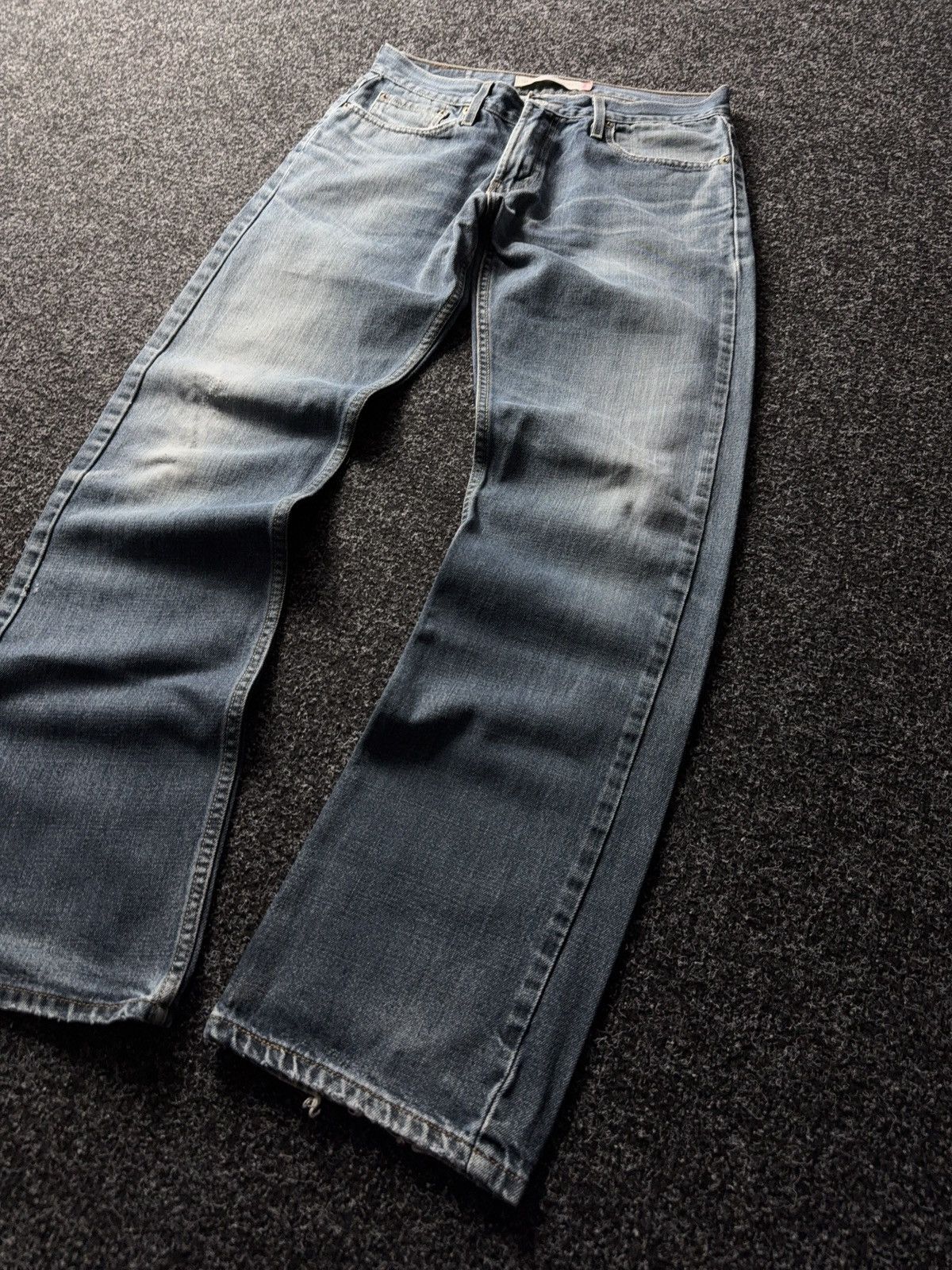 Levi's Levi’s 514 Slim Straight Jeans W31 L34 Light Wash USA Style Size US 32 / EU 48 - 3 Thumbnail