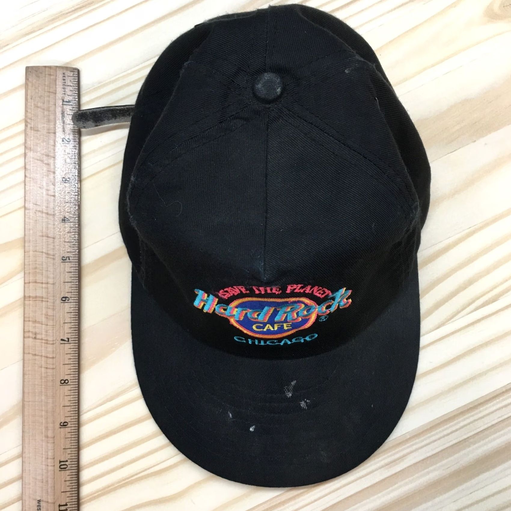 Hard Rock Cafe Hard Rock Cafe Baseball Cap Men Black OS Adjustable Curved Brim Embroidered Logo Size ONE SIZE - 5 Thumbnail