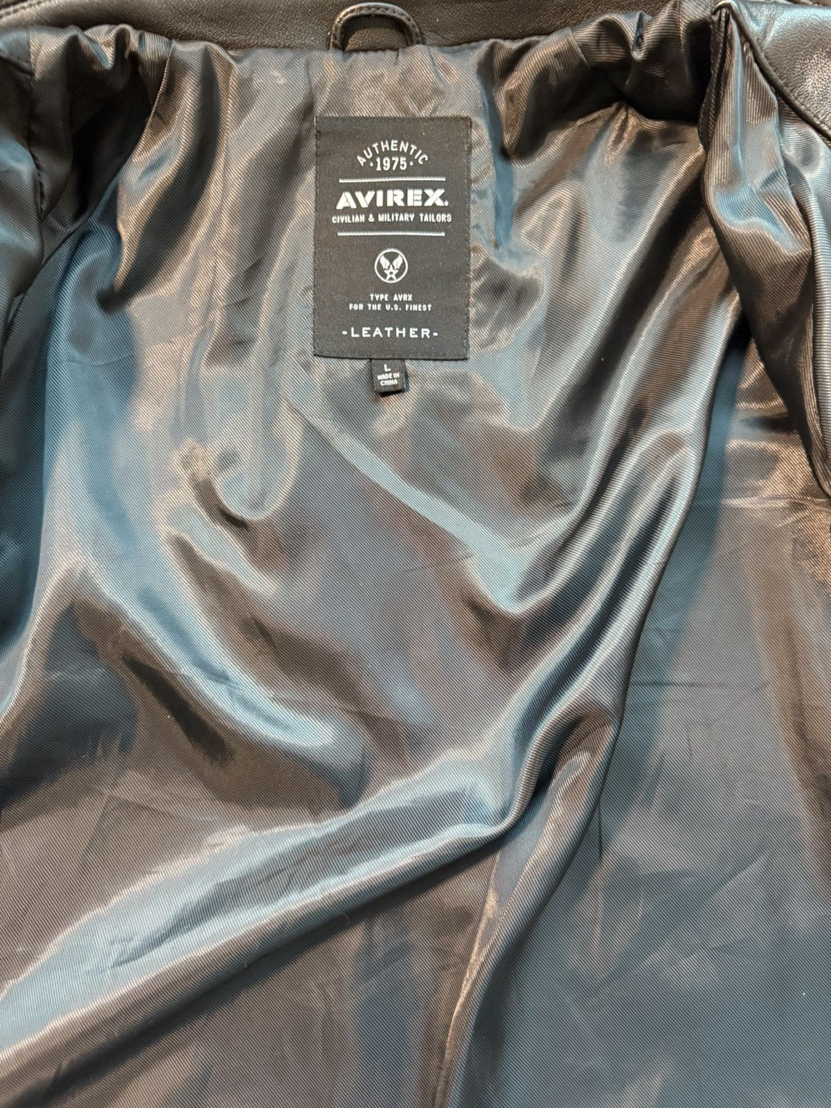 Avirex Avirex Icon Leather Jacket Size US L / EU 52-54 / 3 - 4 Thumbnail
