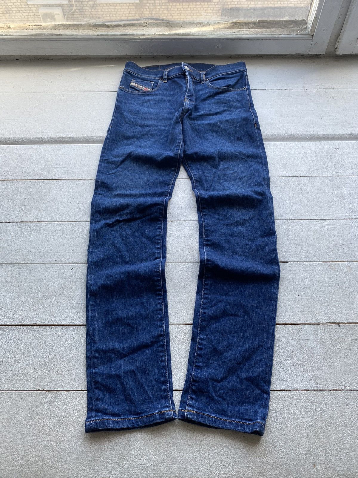 20471120 × Diesel Diesel Opium Skinny Punk Gothic Designer Denim Jeans Rare Size US 29 - 2 Thumbnail