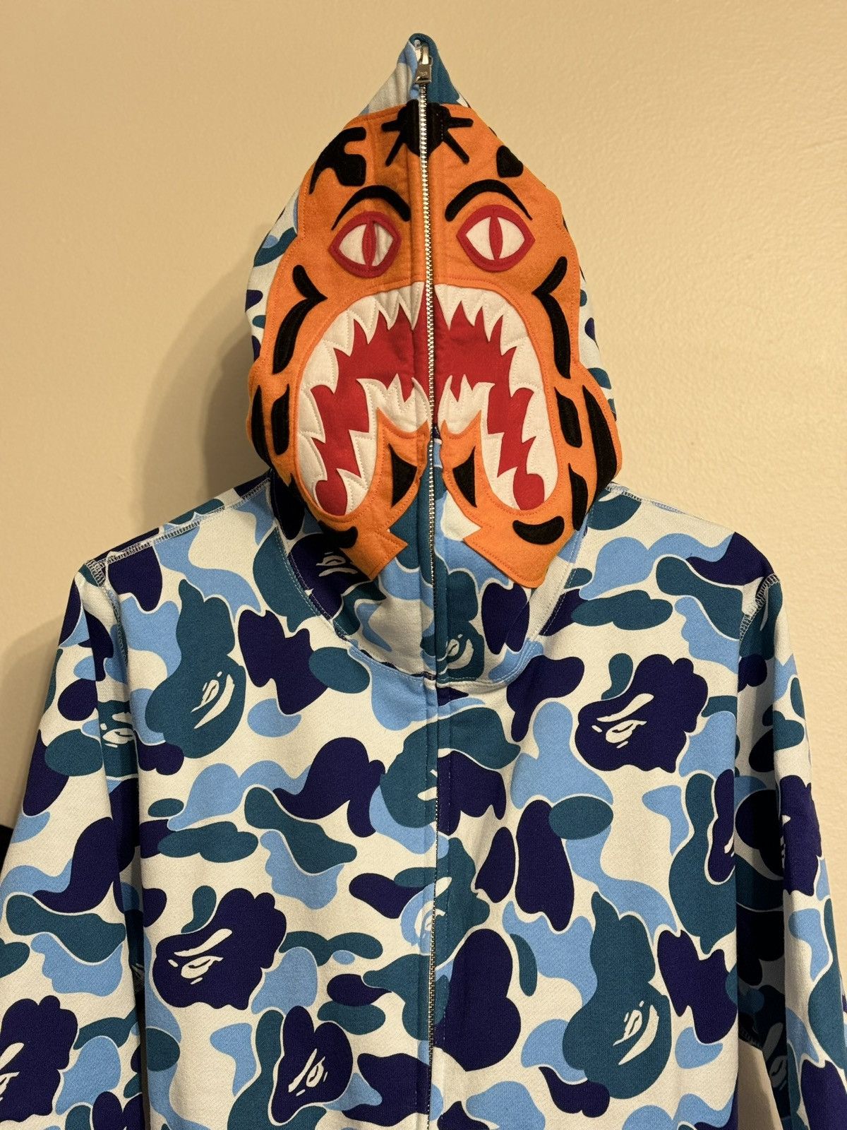 Bape ABC CAMO TIGER FULL ZIP HOODIE Size US M / EU 48-50 / 2 - 3 Thumbnail
