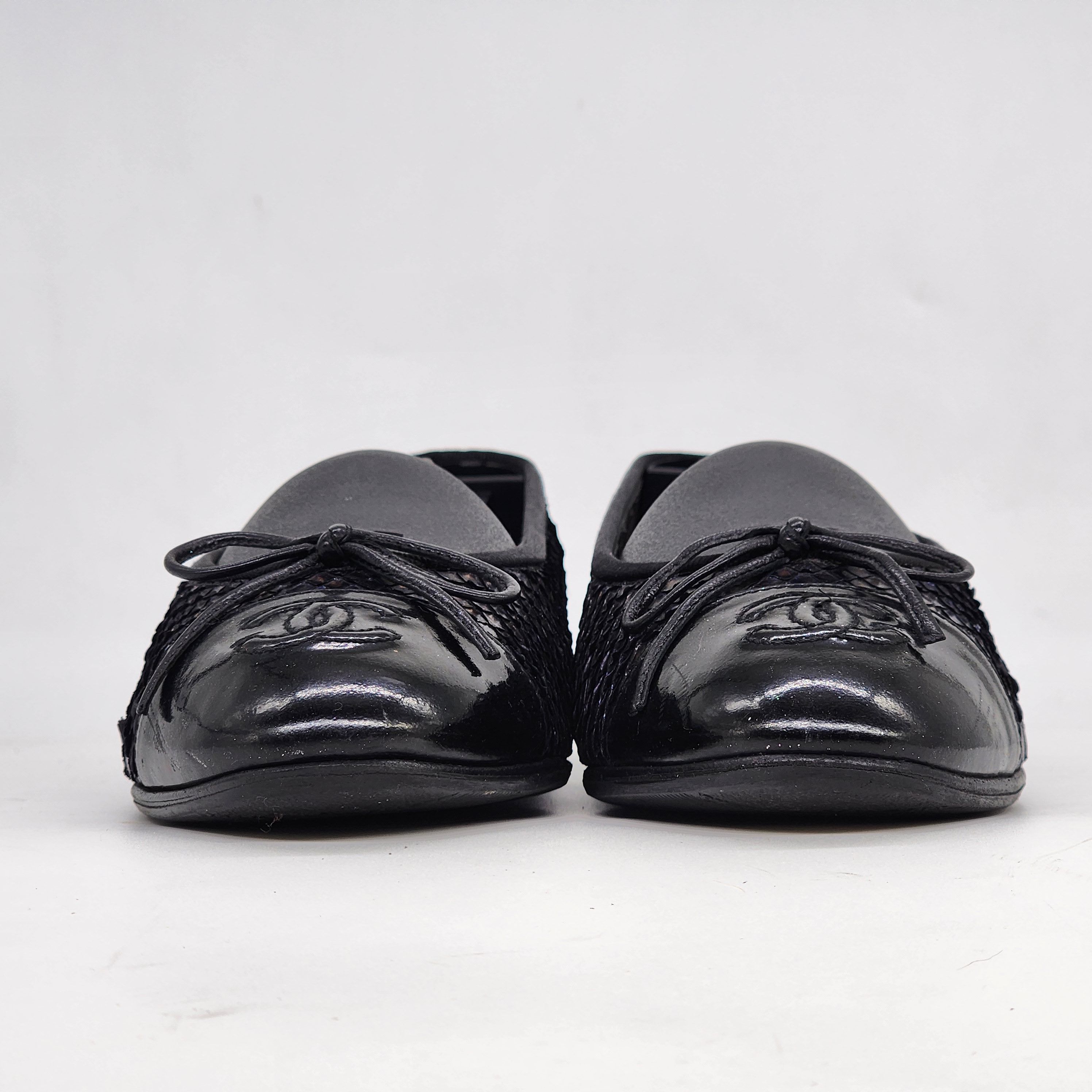 Chanel Chanel - Phyton Leather Ballerina Flats Size US 7.5 / IT 37.5 - 2 Thumbnail