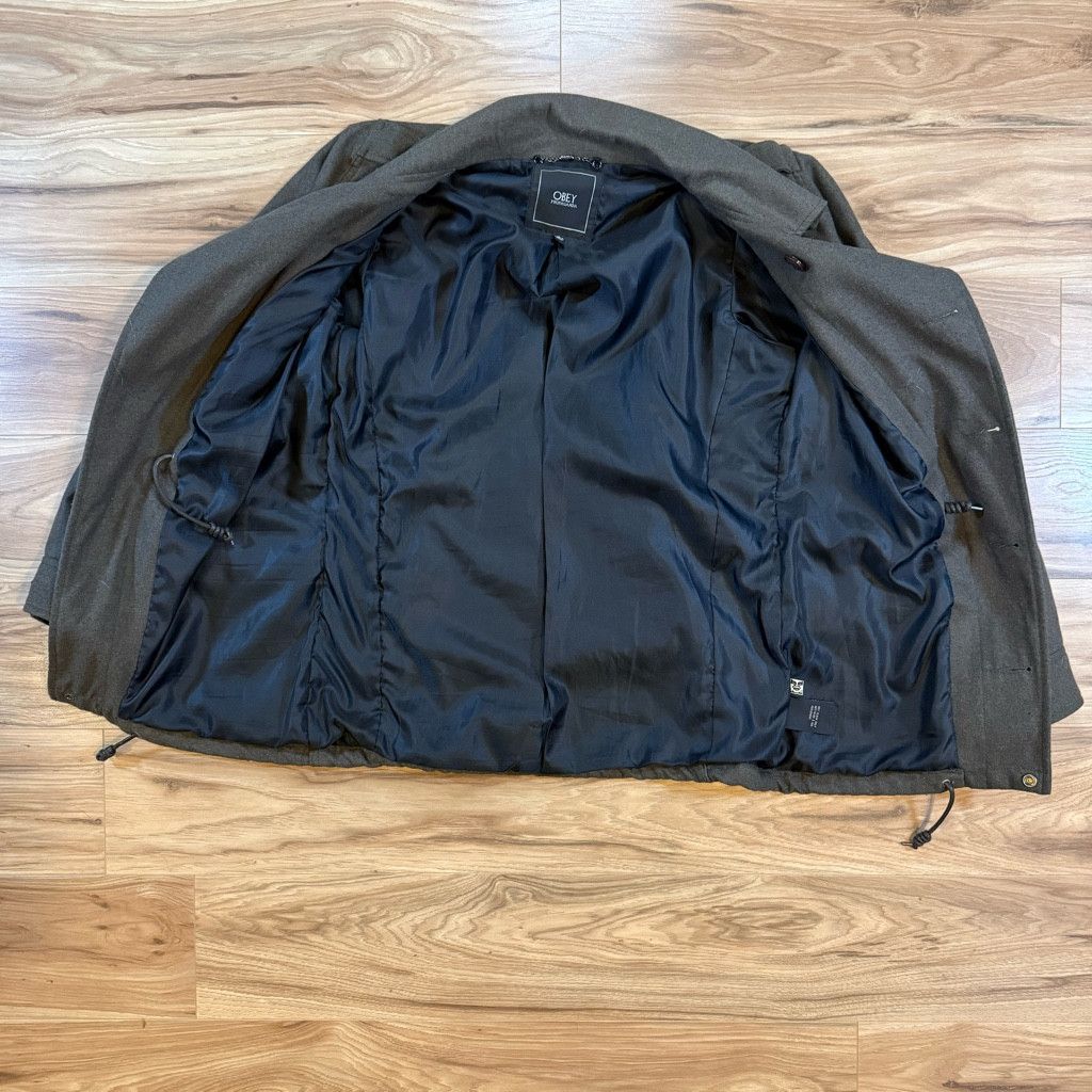 Advisry Clothing Obey Men’s Field Jacket Medium Brown Size US M / EU 48-50 / 2 - 3 Thumbnail