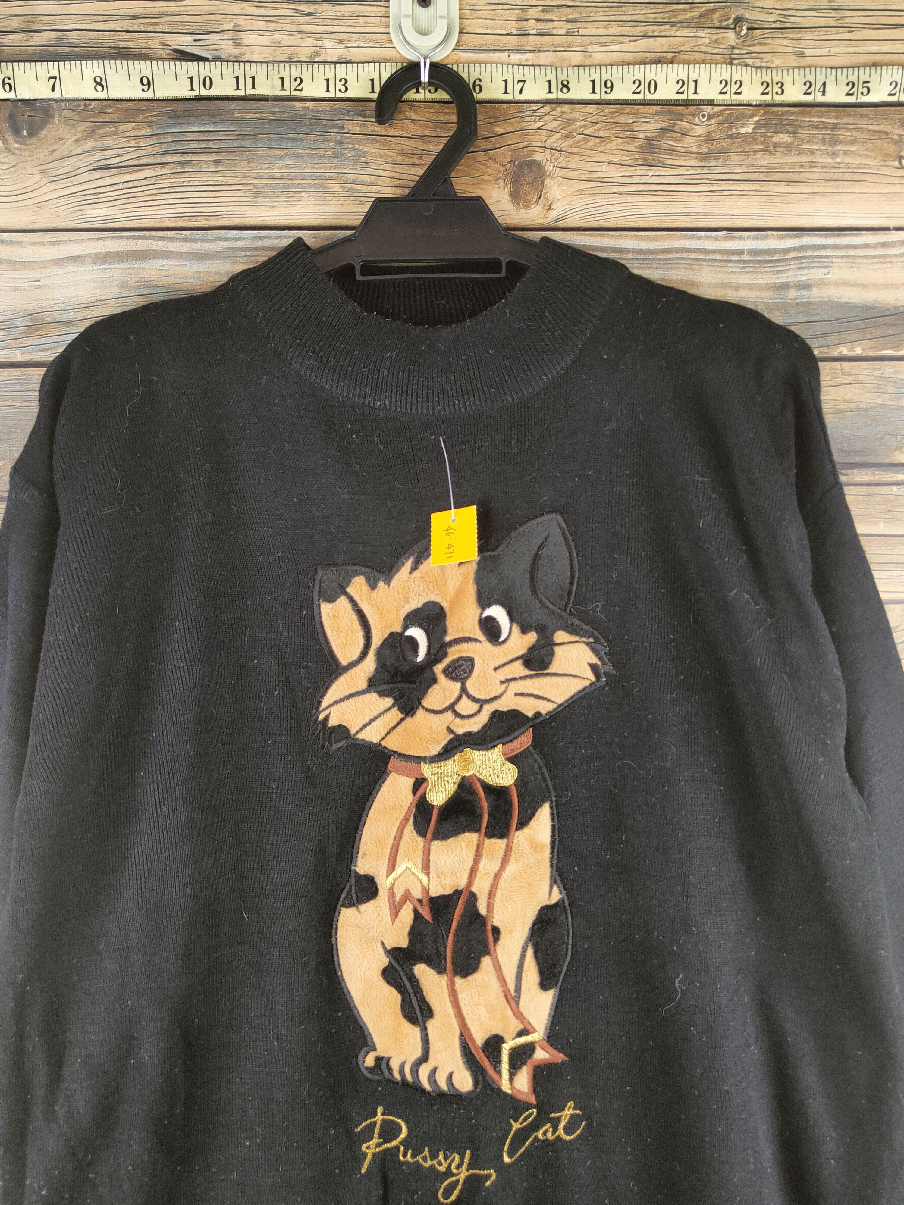 Japanese Brand DL Japanese Brand Black Knitwear Sweatshirts #46-471 Size L / US 10 / IT 46 - 2 Thumbnail