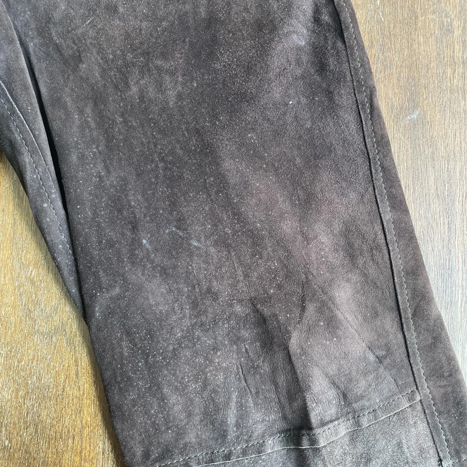 Dolce & Gabbana DOLCE&GABBANA Vera Pelle Real Leather Pants Size US 34 / EU 50 - 13 Thumbnail