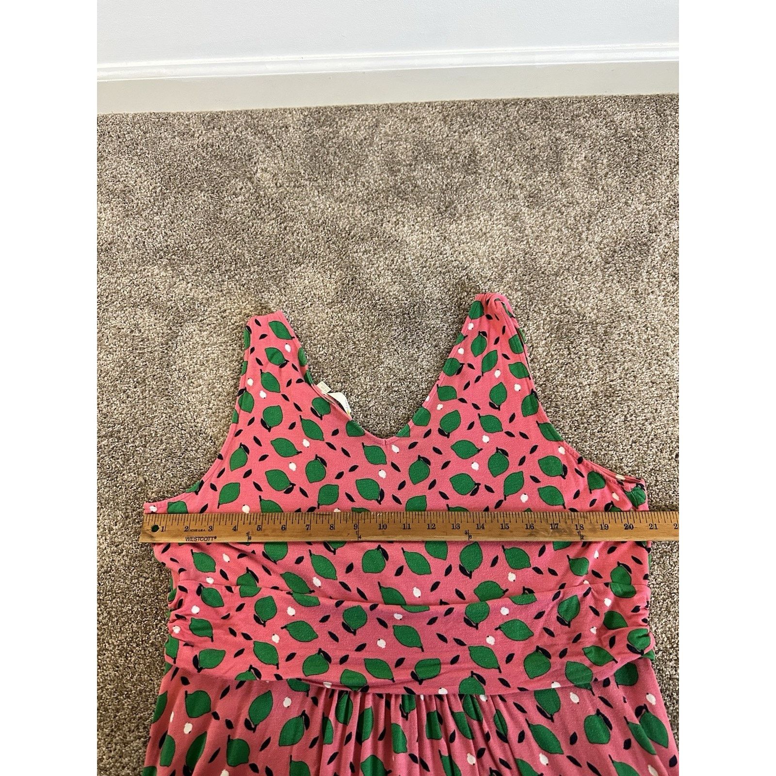 Boden Boden Effie Lime Dress Women's 20/22R Sleeveless V-Neck Size 3XL / US 20-22 - 6 Thumbnail