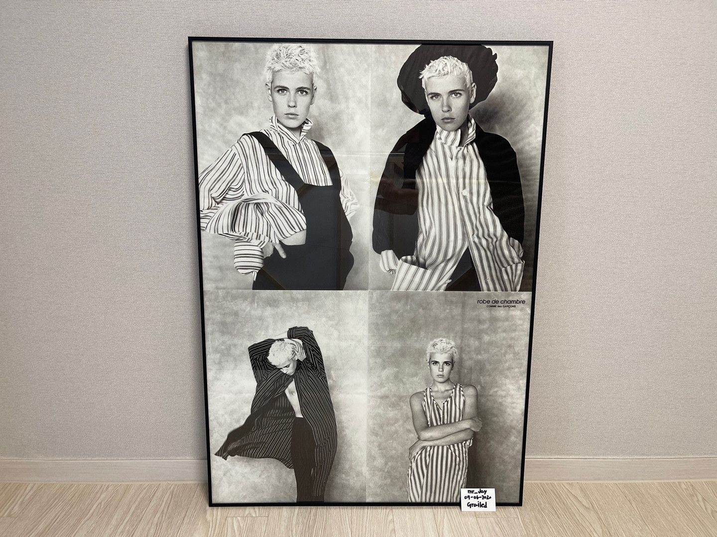 Comme des Garcons × Comme des Garcons Homme Plus COMME des GARCONS robe de chambre AD1986 Art Poster Size ONE SIZE - 8 Thumbnail