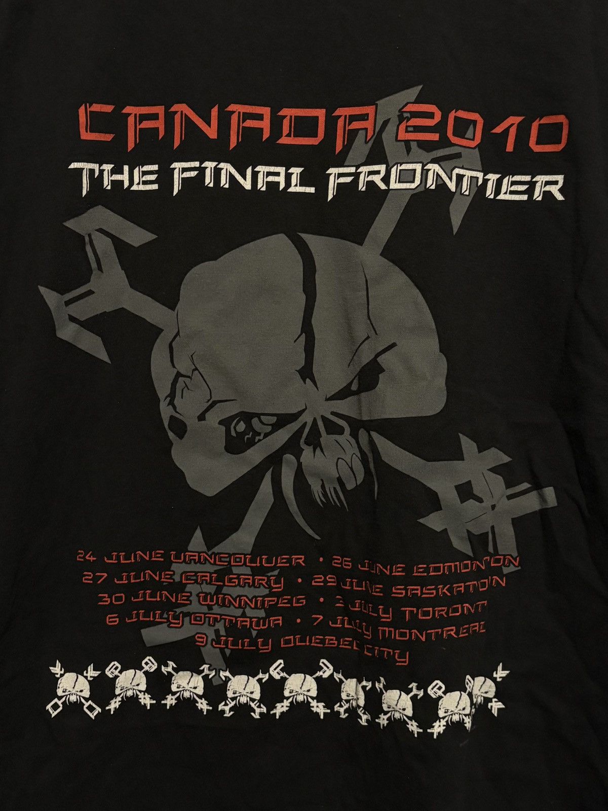 Iron Maiden 2010 Iron Maiden The Final Frontier Canada Tour T-Shirt 3XL Size US XXL / EU 58 / 5 - 5 Thumbnail