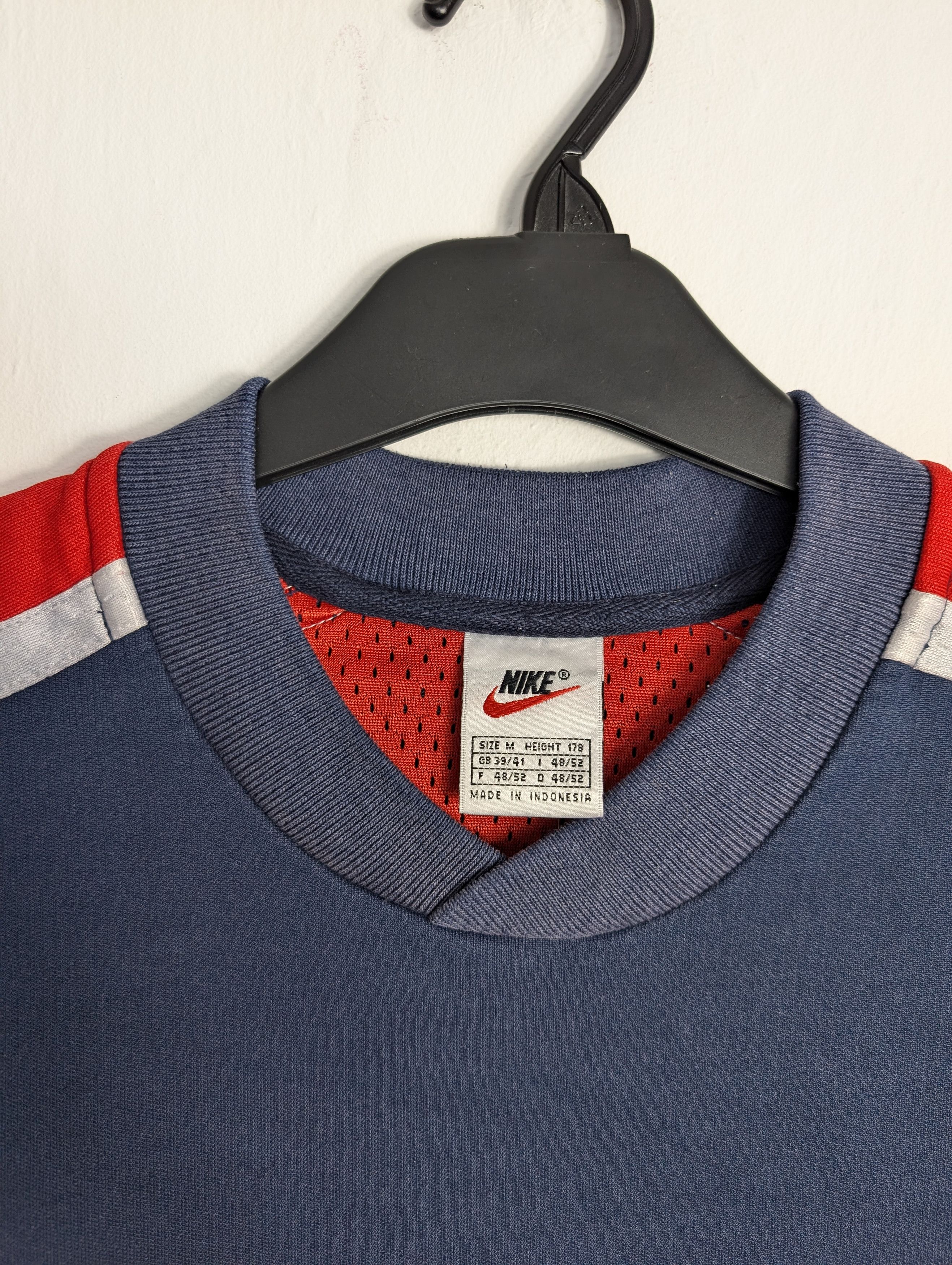 Nike Vintage 90s Nike Jersey Sweatshirt Swoosh Big Logo Y2K Retro Size US M / EU 48-50 / 2 - 3 Thumbnail
