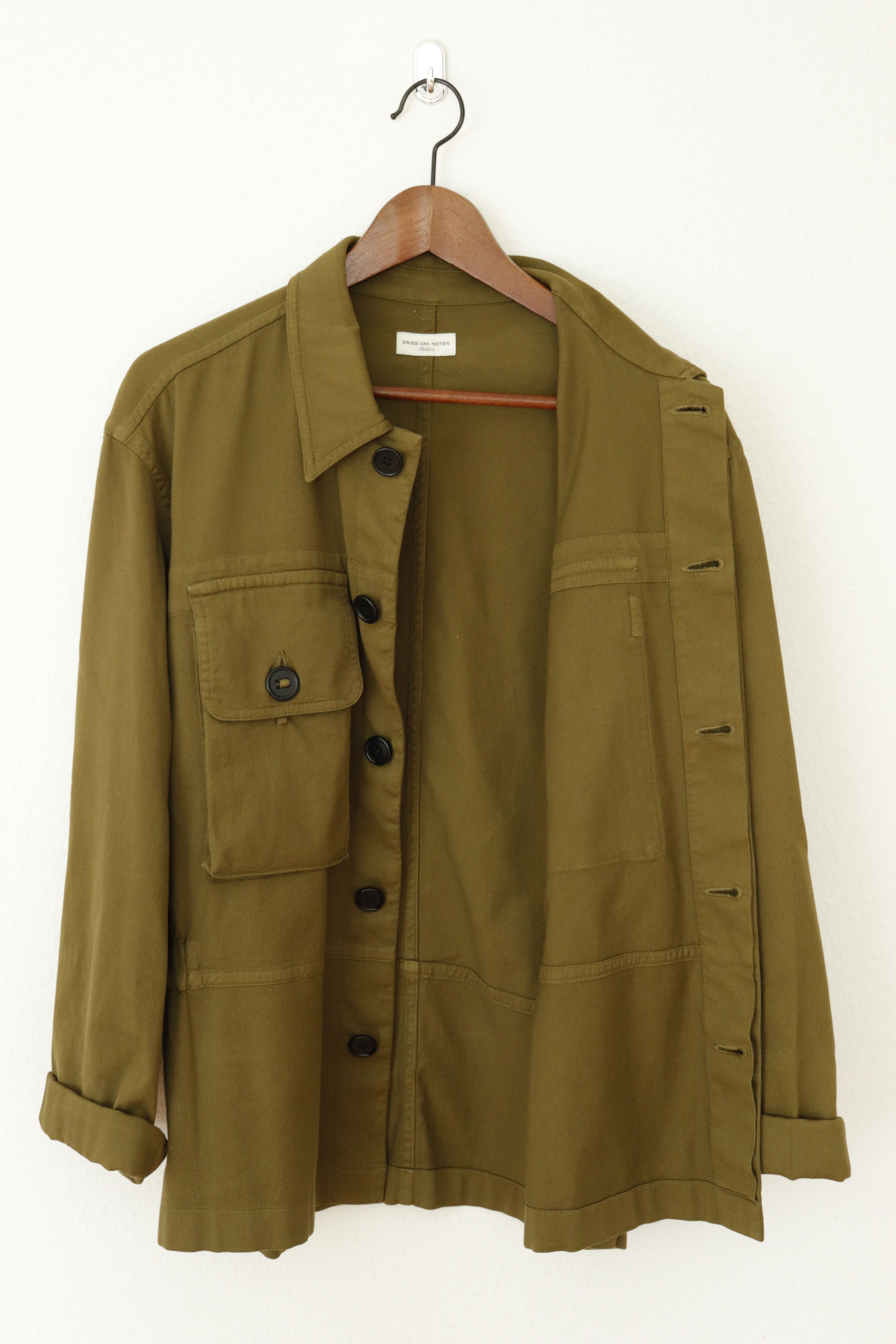 Dries Van Noten SS19 Pique Cotton Shirt Jacket / Overshirt Size US M / EU 48-50 / 2 - 6 Thumbnail