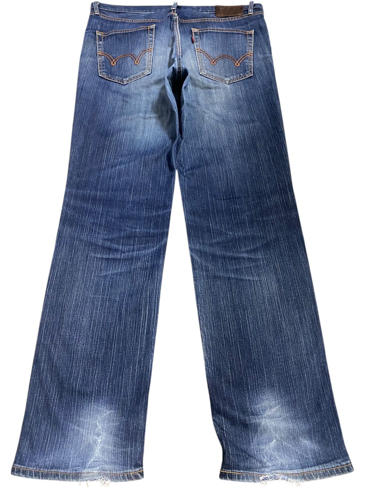 Edwin Vintage JapaneseBrands Edwin 504 Distressed Loose Jeans Size US 39 - 2 Thumbnail