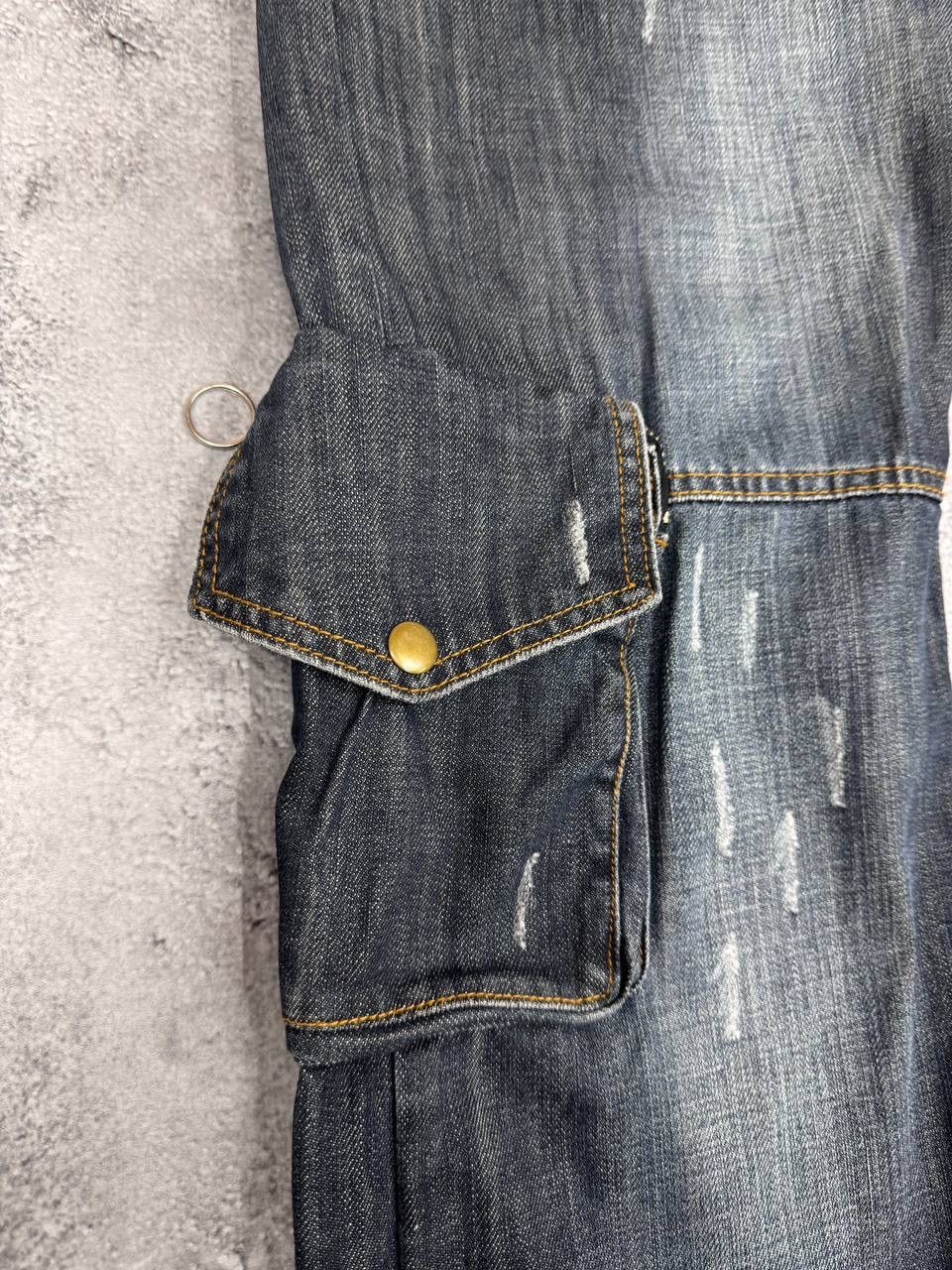 Other Kickdown Avant Garde Multipocket leather Pocket Men's Jeans Size US 34 / EU 50 - 3 Thumbnail