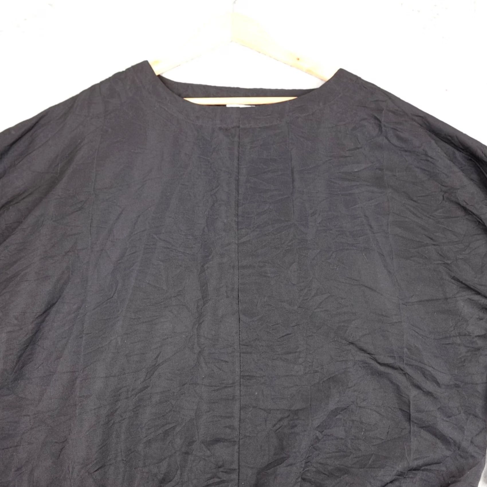 Vintage Prologue Womens Large Black Long Sleeve Pullover Round Neck Shirt Size L / US 10 / IT 46 - 3 Thumbnail