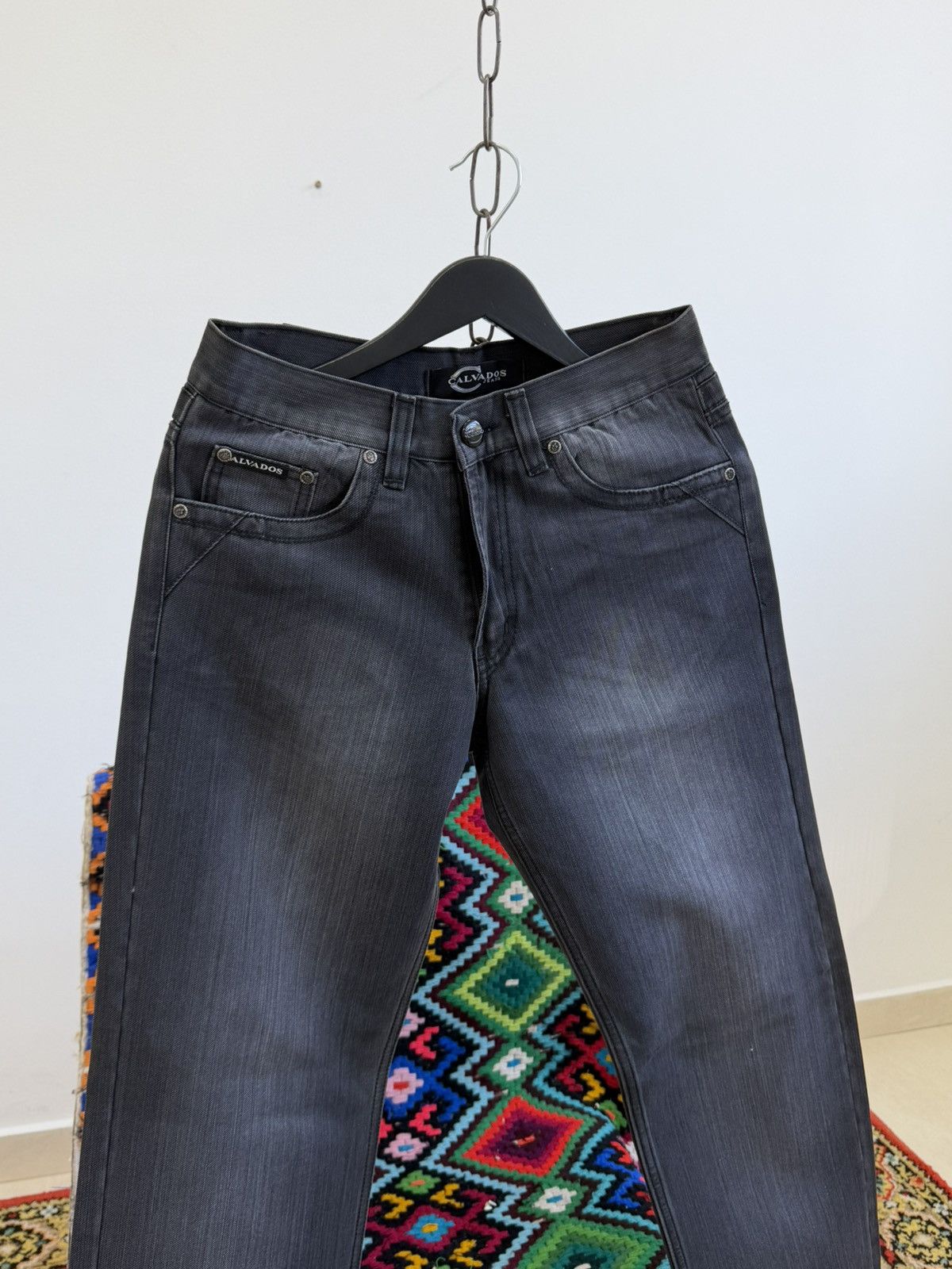 Hedi Slimane Vintage Dior Hedi Slimane Style Washed Denim Jeans Size US 30 / EU 46 - 7 Thumbnail