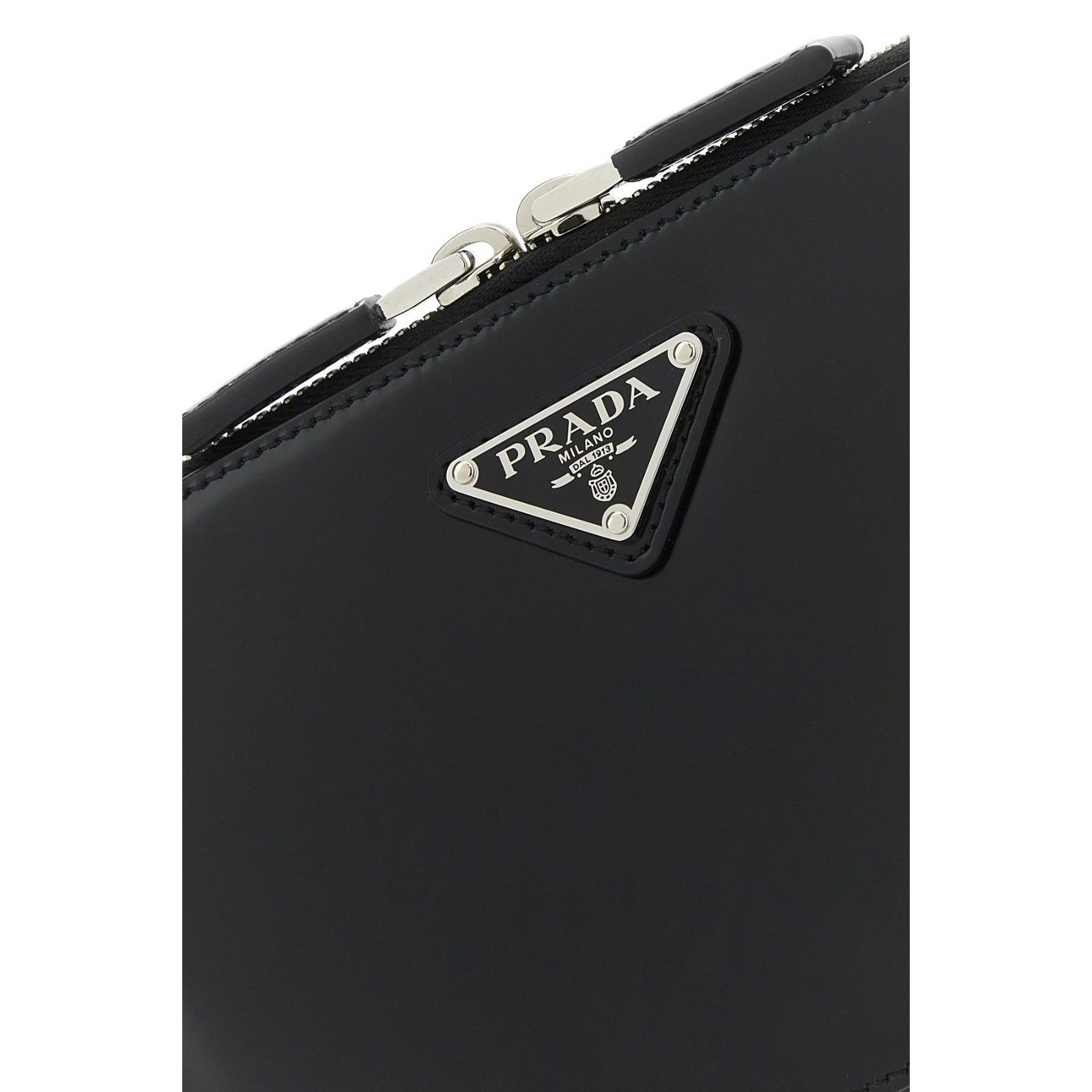 Prada PRADA Brique Black Leather Crossbody Bag New And Authentic Size ONE SIZE - 4 Thumbnail