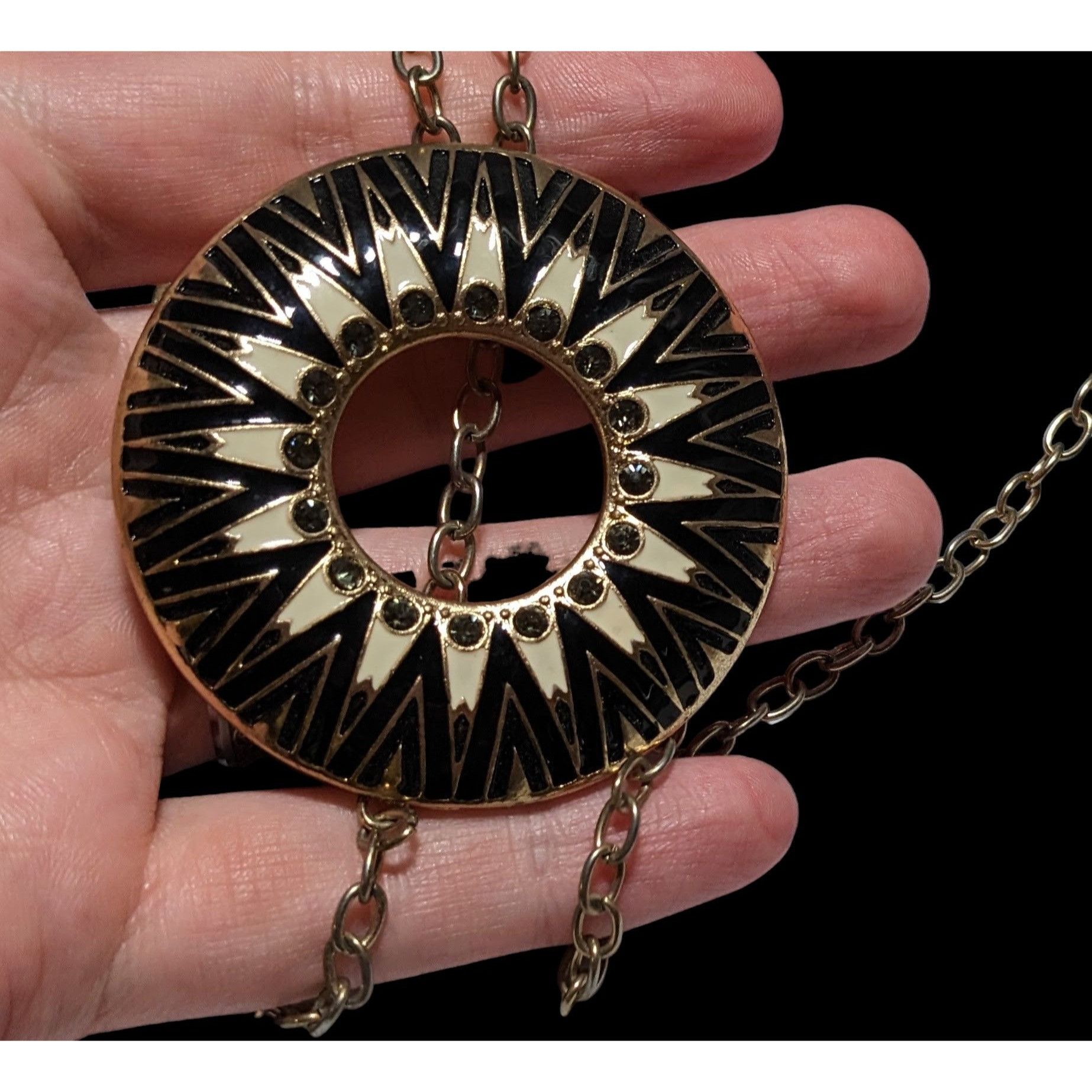 Other Vintage Boho Chic Sunburst Pendant Necklace Size ONE SIZE - 6 Thumbnail