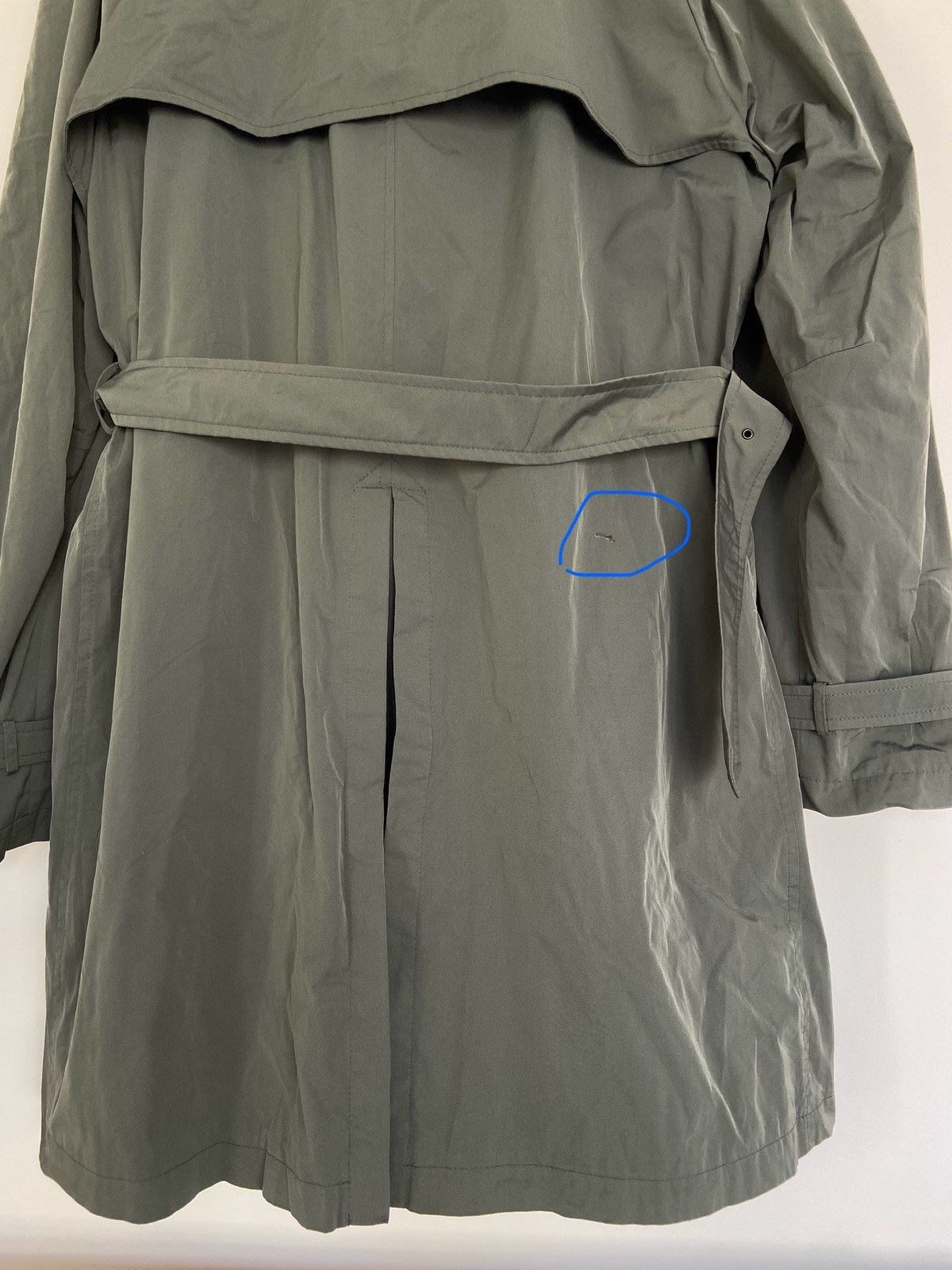 Loro Piana Loro Piana Light Olive Stormey Trench Tecno Coat Size US XXL / EU 58 / 5 - 10 Thumbnail