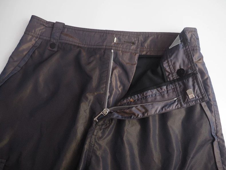 Dior DIOR size US 48 Dark Purple Laser Mesh Overalls pants 2502- Size US 32 / EU 48 - 4 Thumbnail
