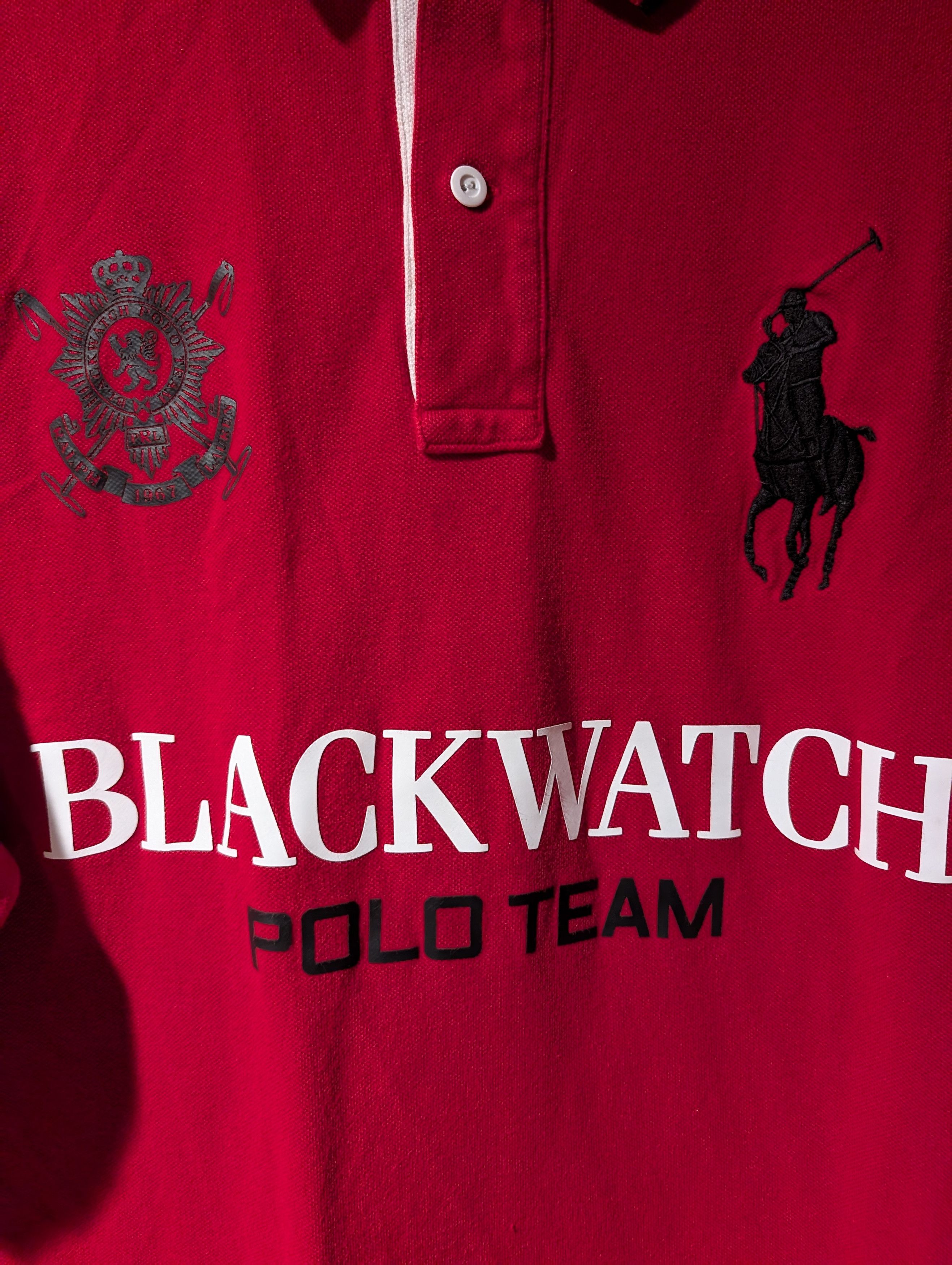 Polo Ralph Lauren Vintage Y2K Polo Ralph Lauren Black WatchTeam Rugby Shirt Size US XXL / EU 58 / 5 - 2 Thumbnail