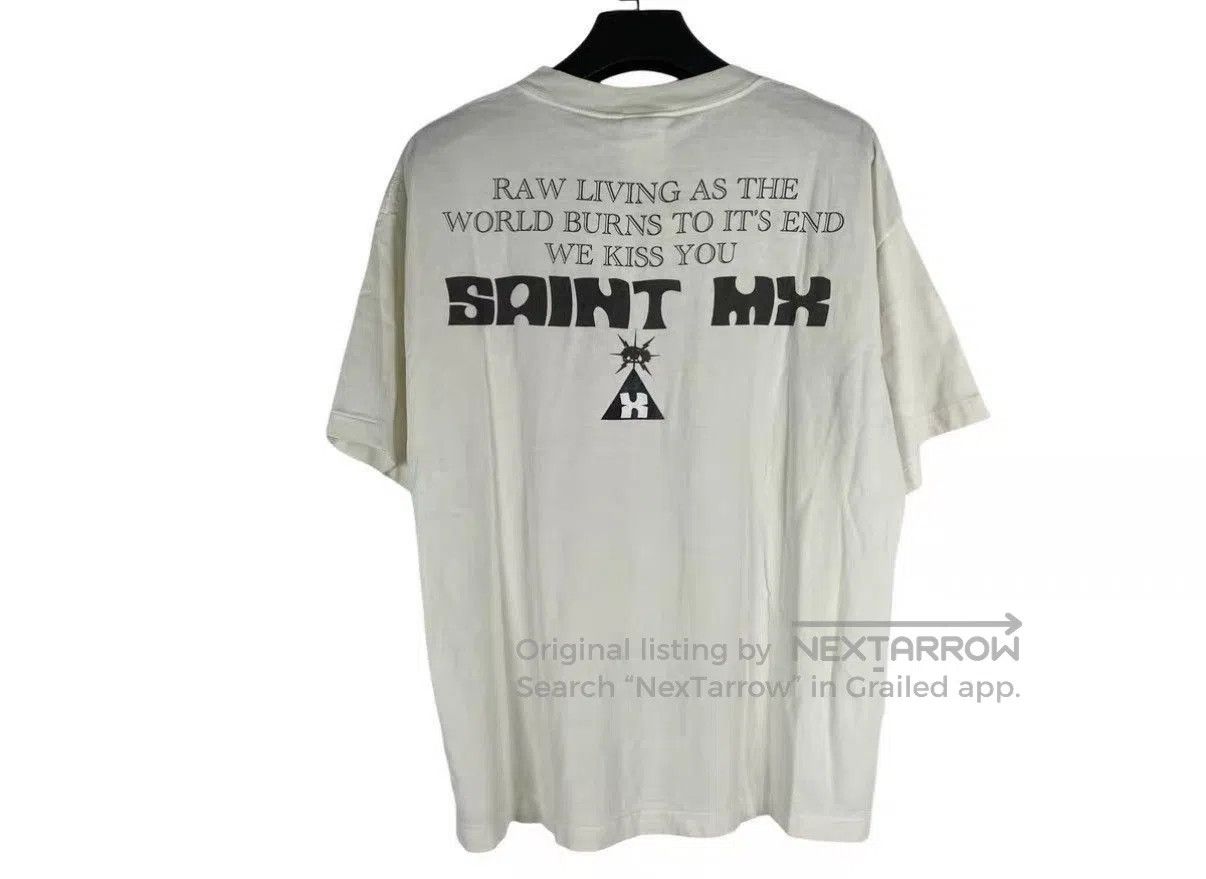 Saint Michael White Graphic Short Sleeve T. Size US XL / EU 56 / 4 - 2 Thumbnail