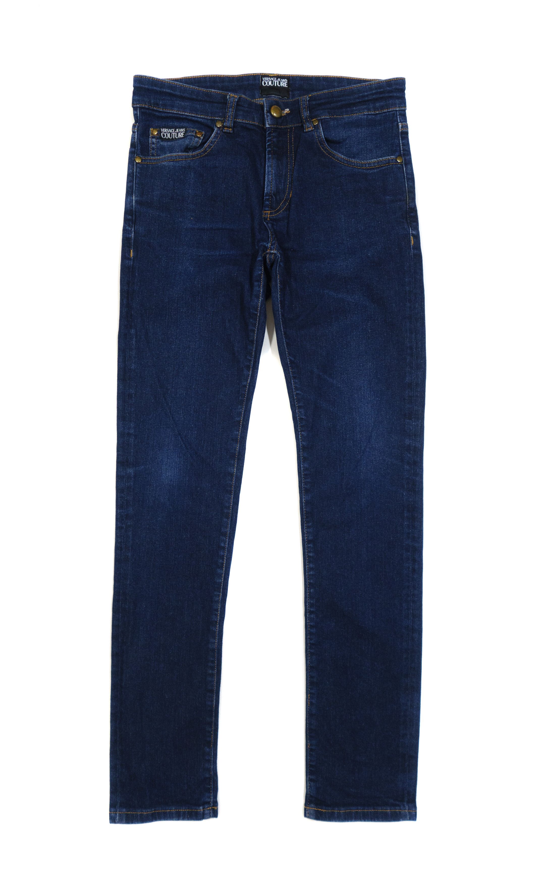 Versace Embroidered Logo Skinny Jeans Size US 28 / EU 44 - 1 Thumbnail