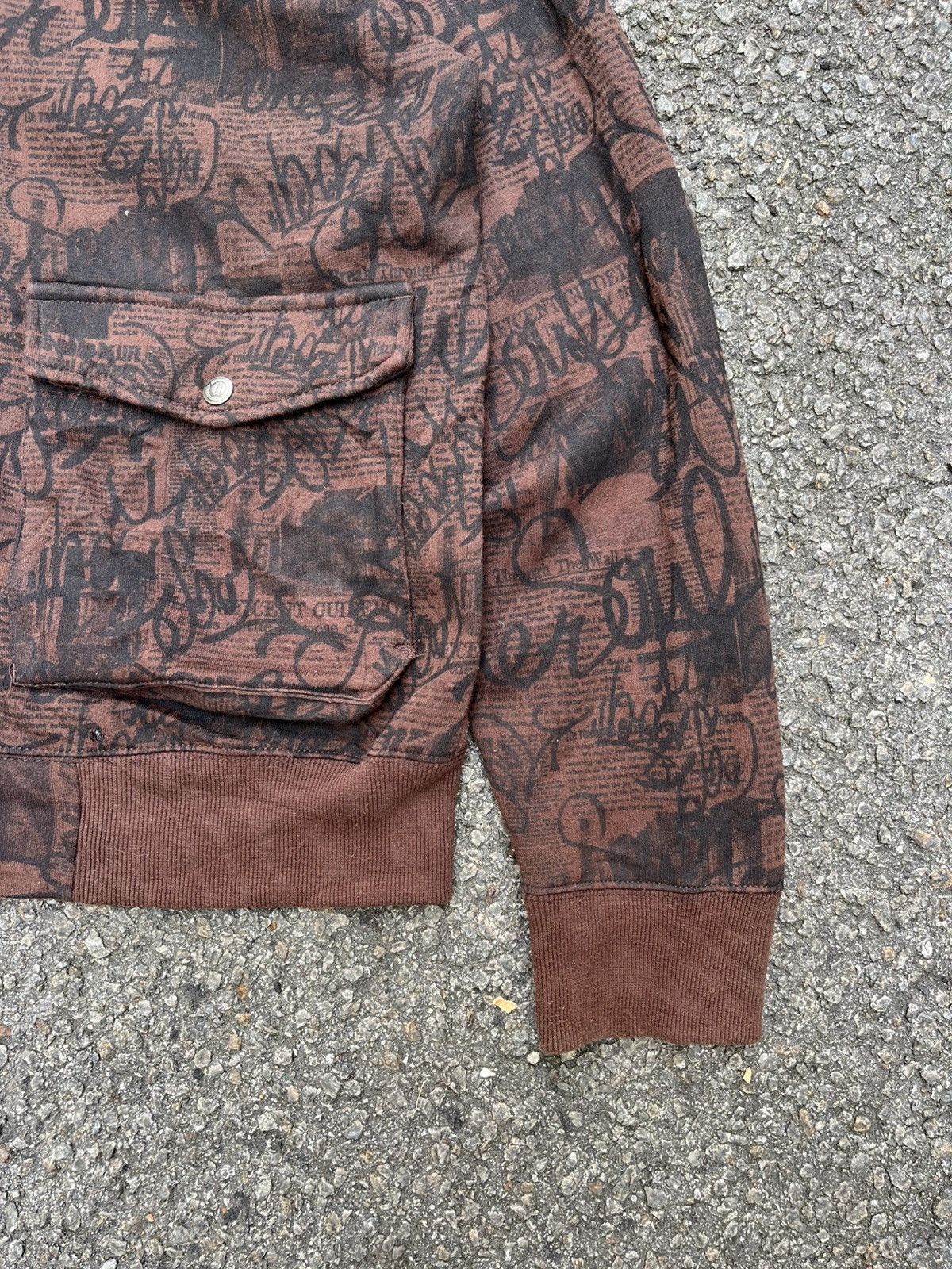 GOSTAR DE FUGA Poem Fur Hoodie B One Soul Jacket Lgb Cyber Grunge Punk Size US L / EU 52-54 / 3 - 3 Thumbnail