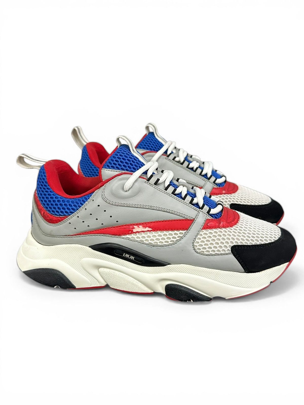 Dior Dior B22 Sneakers Red-Grey-Blue | Grailed