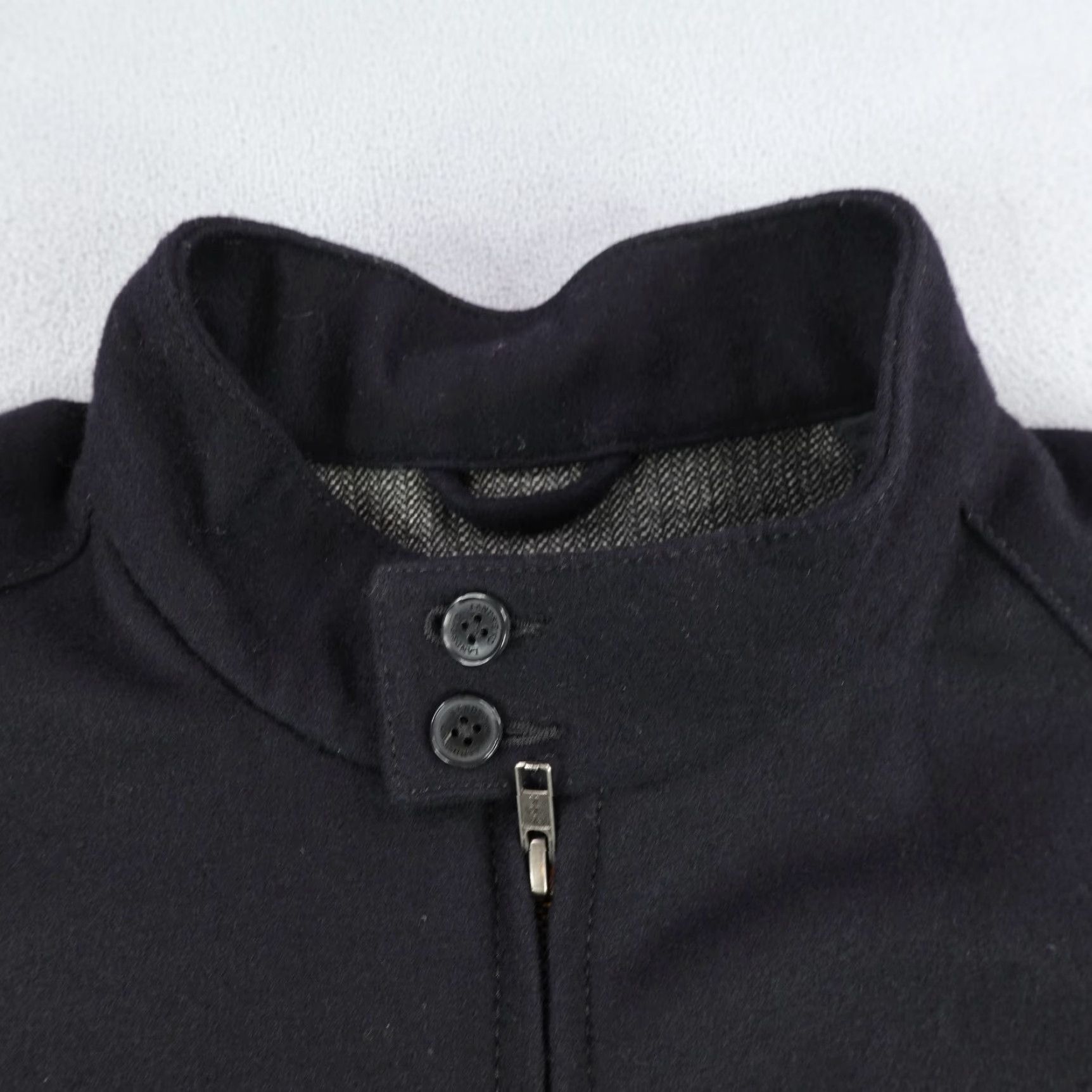 Lands' End Lands' End Lands' End Jacket Mens Large Black Wool Blend Full Zip Up Car Coat Coat Thick Jacket Size US L / EU 52-54 / 3 - 2 Thumbnail
