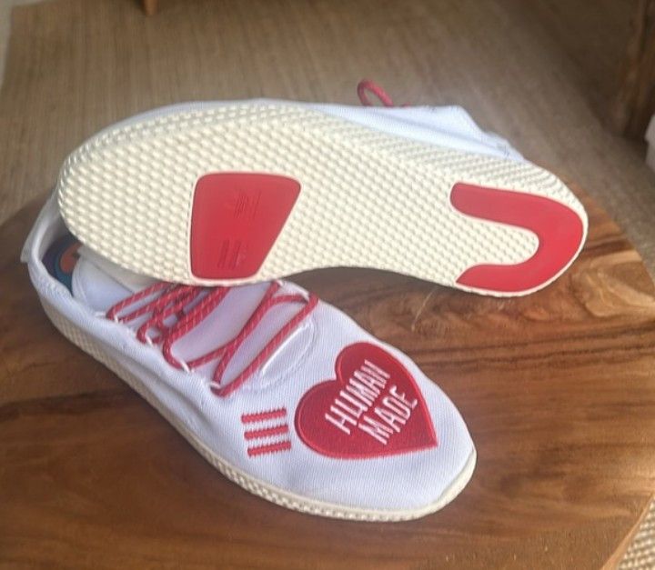 Adidas × Human Made Adidas Stan Smith x Pharrell Williams x human-made Love 13.5 Size US 13 / EU 46 - 17 Thumbnail