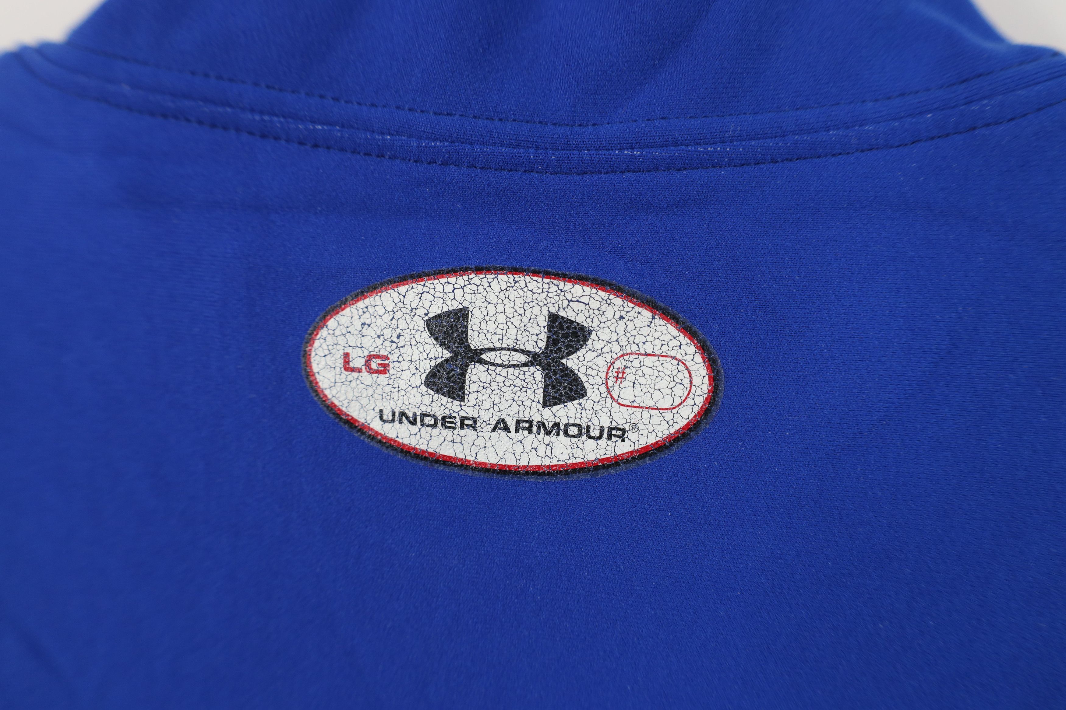 Under Armour Vintage Under Armour Compression Mock Neck T-Shirt Royal USA Size US L / EU 52-54 / 3 - 10 Thumbnail