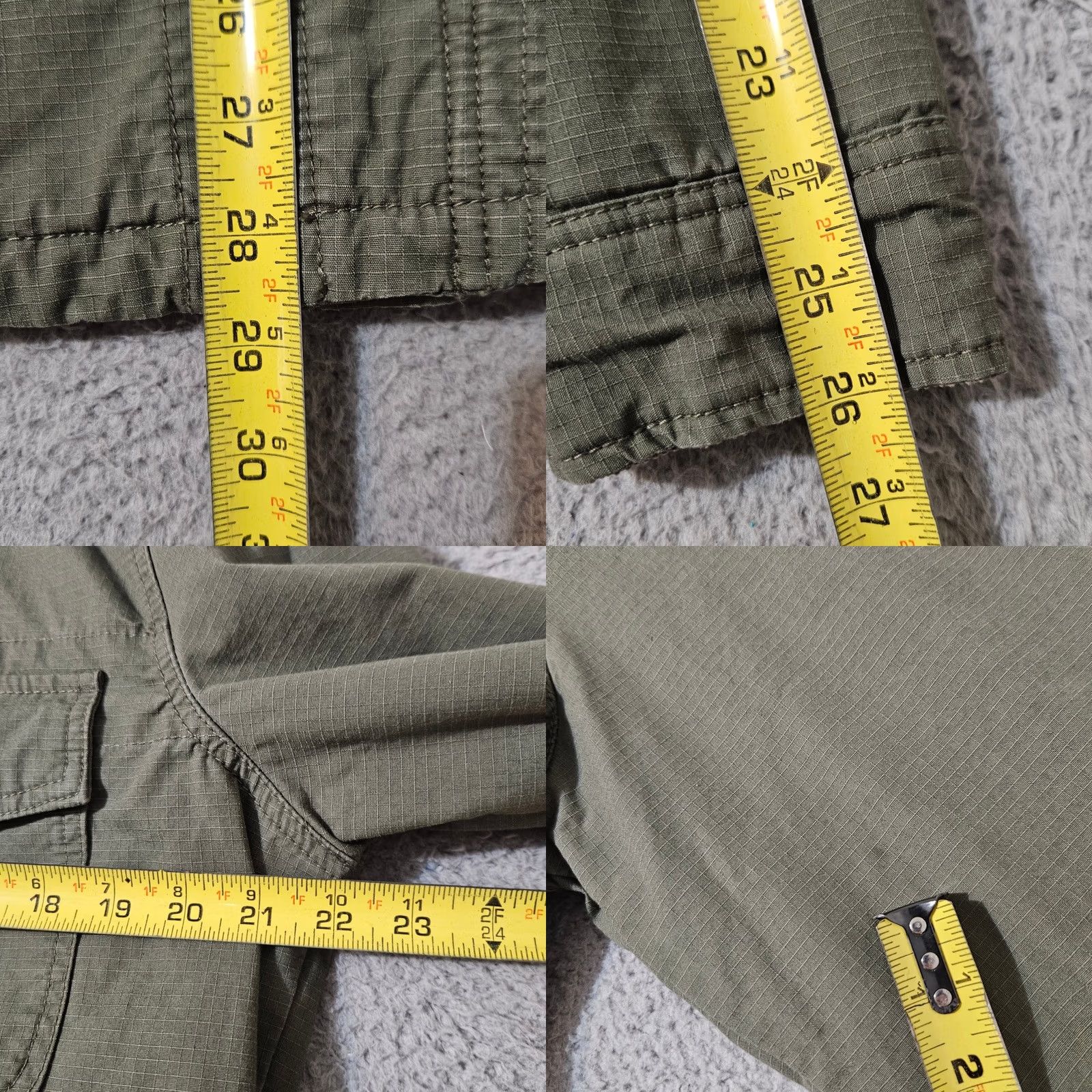 Abercrombie & Fitch Abercrombie & Fitch Mens Medium Jacket Plaid Lined Khaki Green Field Military Size US M / EU 48-50 / 2 - 8 Thumbnail