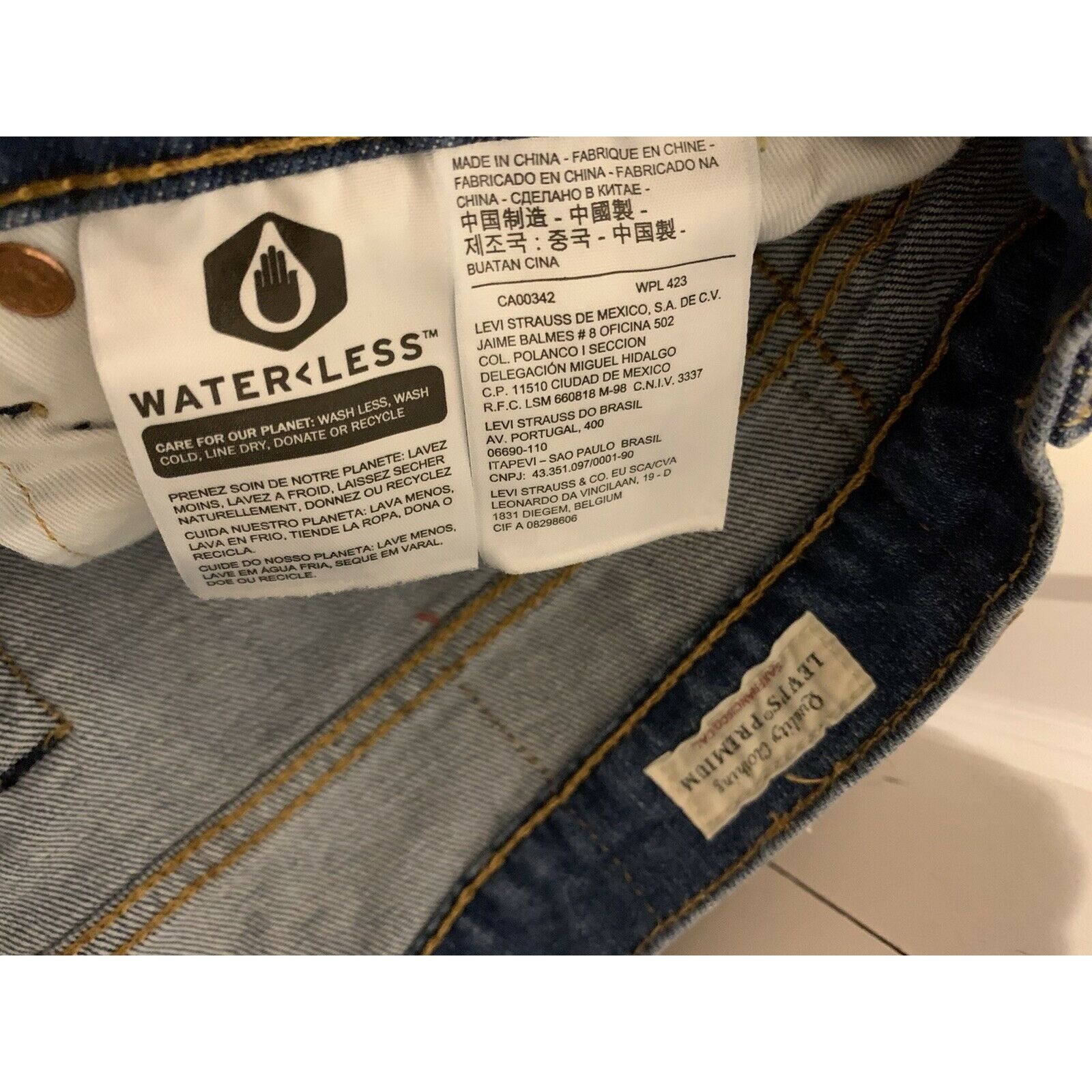 Levi's Levi's Hi Ball Side Logo Men’s Sz 36 X 28 Blue Jeans Denim L Size US 36 / EU 52 - 8 Thumbnail