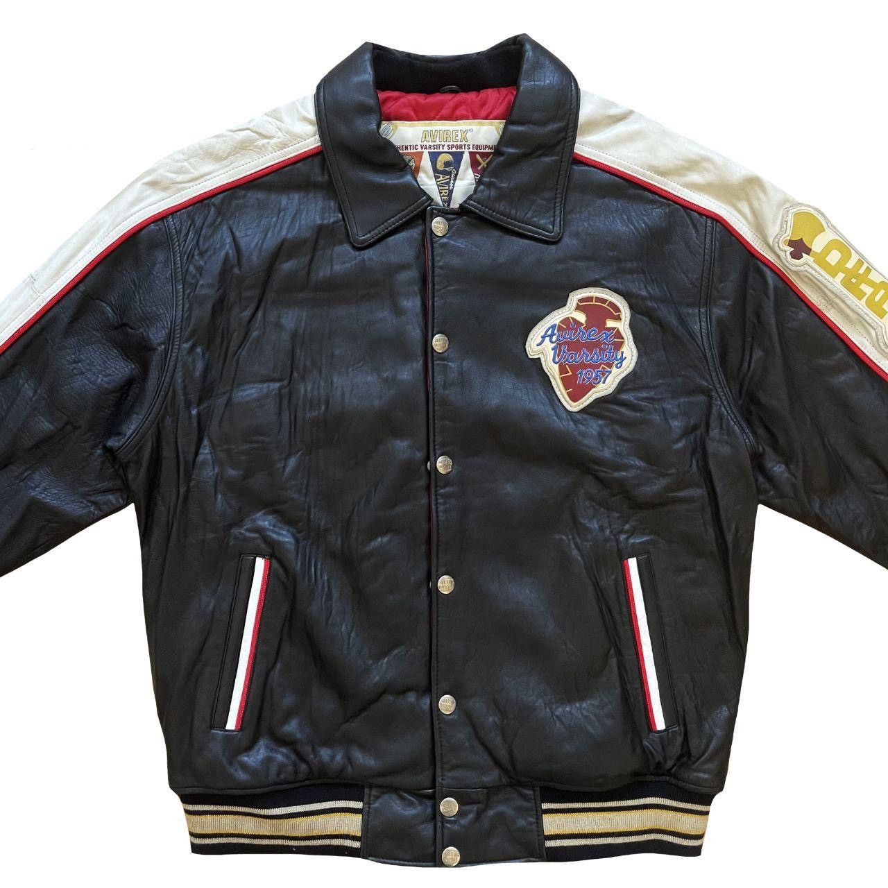 Avirex Avirex Sioux Leather Varsity Jacket Size US L / EU 52-54 / 3 - 5 Thumbnail