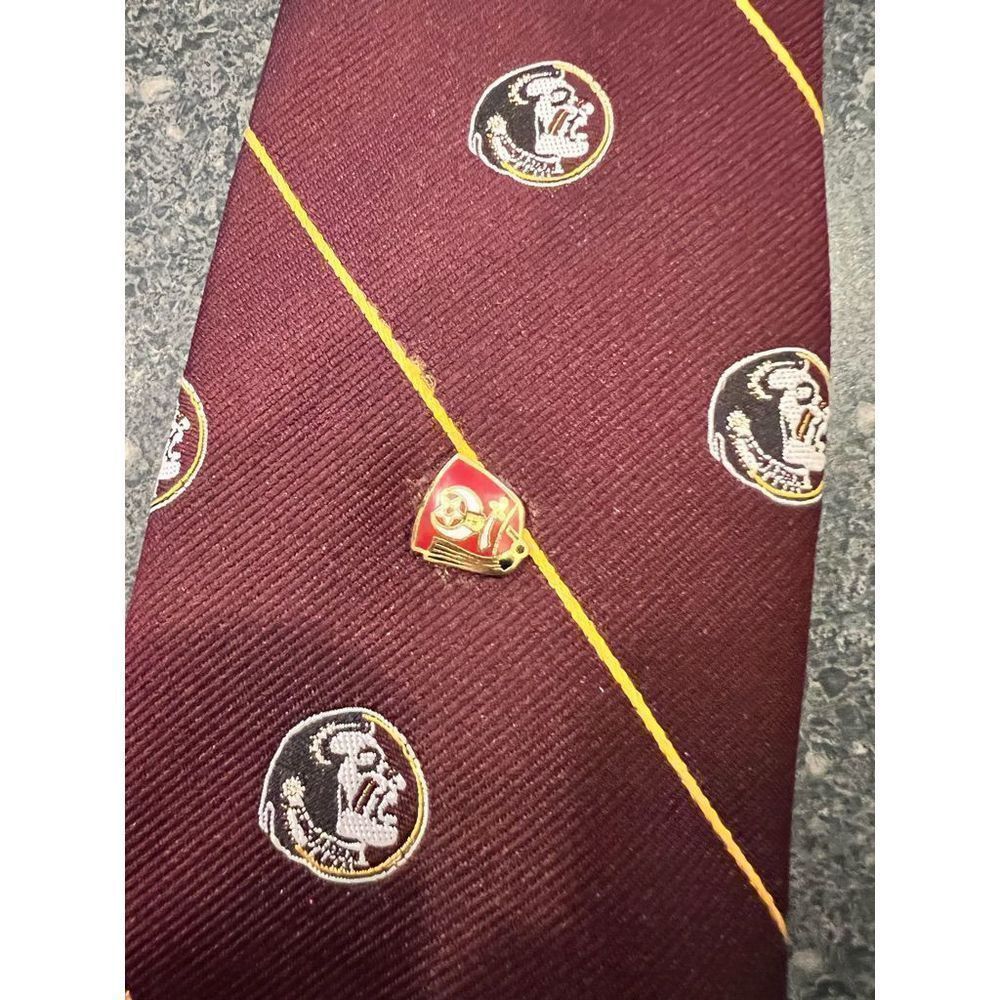 NCAA Florida State Seminoles FSU University NECK TIE Size ONE SIZE - 5 Thumbnail