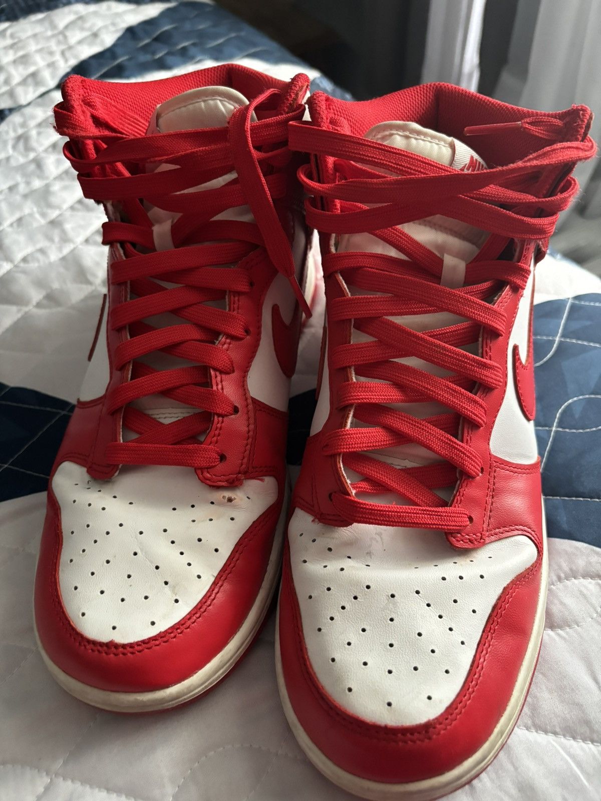 Nike Nike Dunk High University Red Size US 10 / EU 43 - 3 Thumbnail