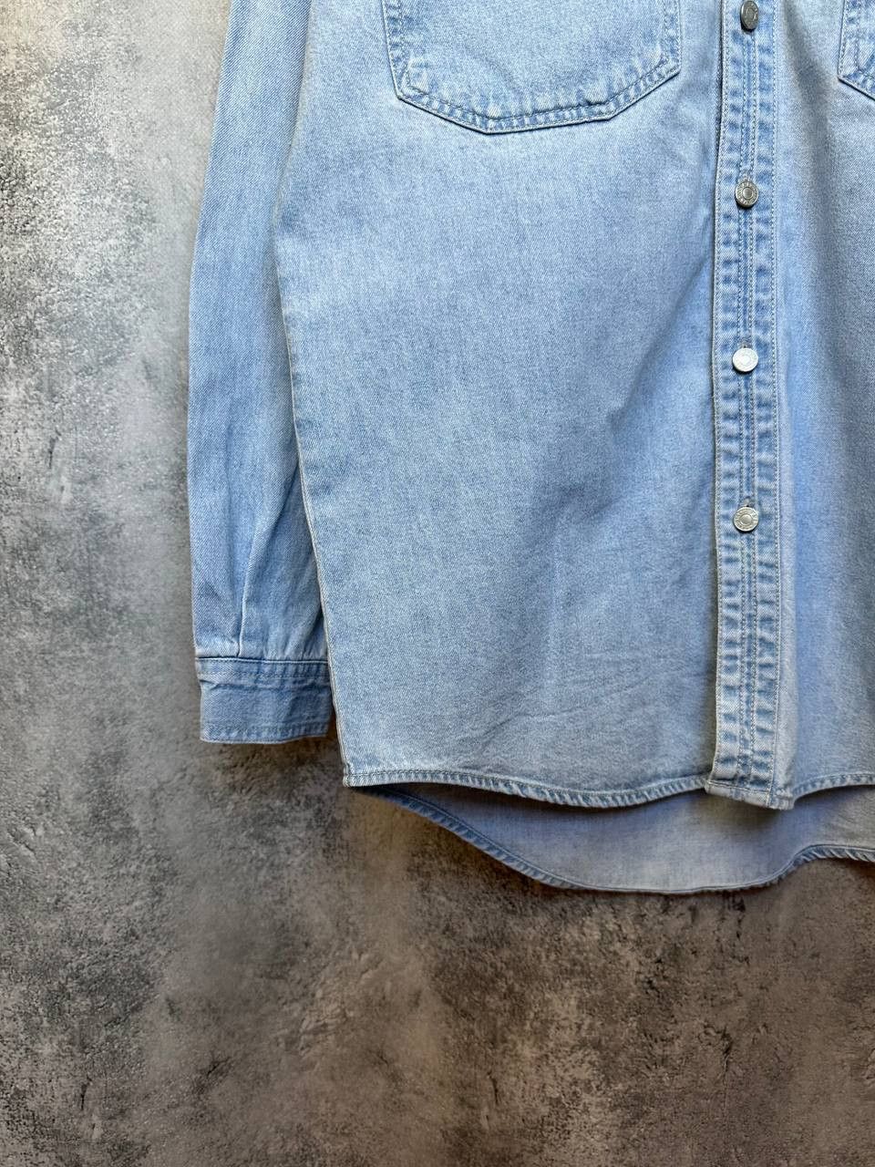 Levi's Vintage Clothing Levi's Denim Work Shirt with Blank Tab Rare 80s/90s Vintage Size US XL / EU 56 / 4 - 7 Thumbnail