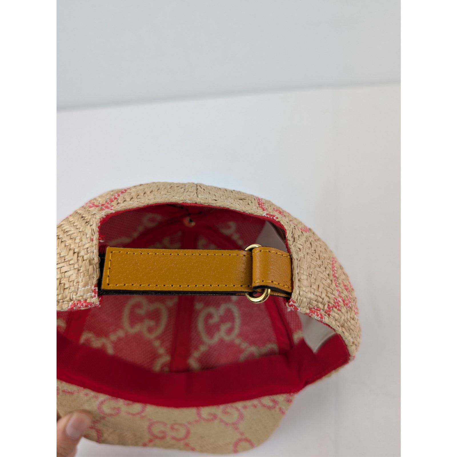 Gucci o1rshd1 Size: M / Baseball Cap / Hat in Beige/Red Size ONE SIZE - 11 Thumbnail