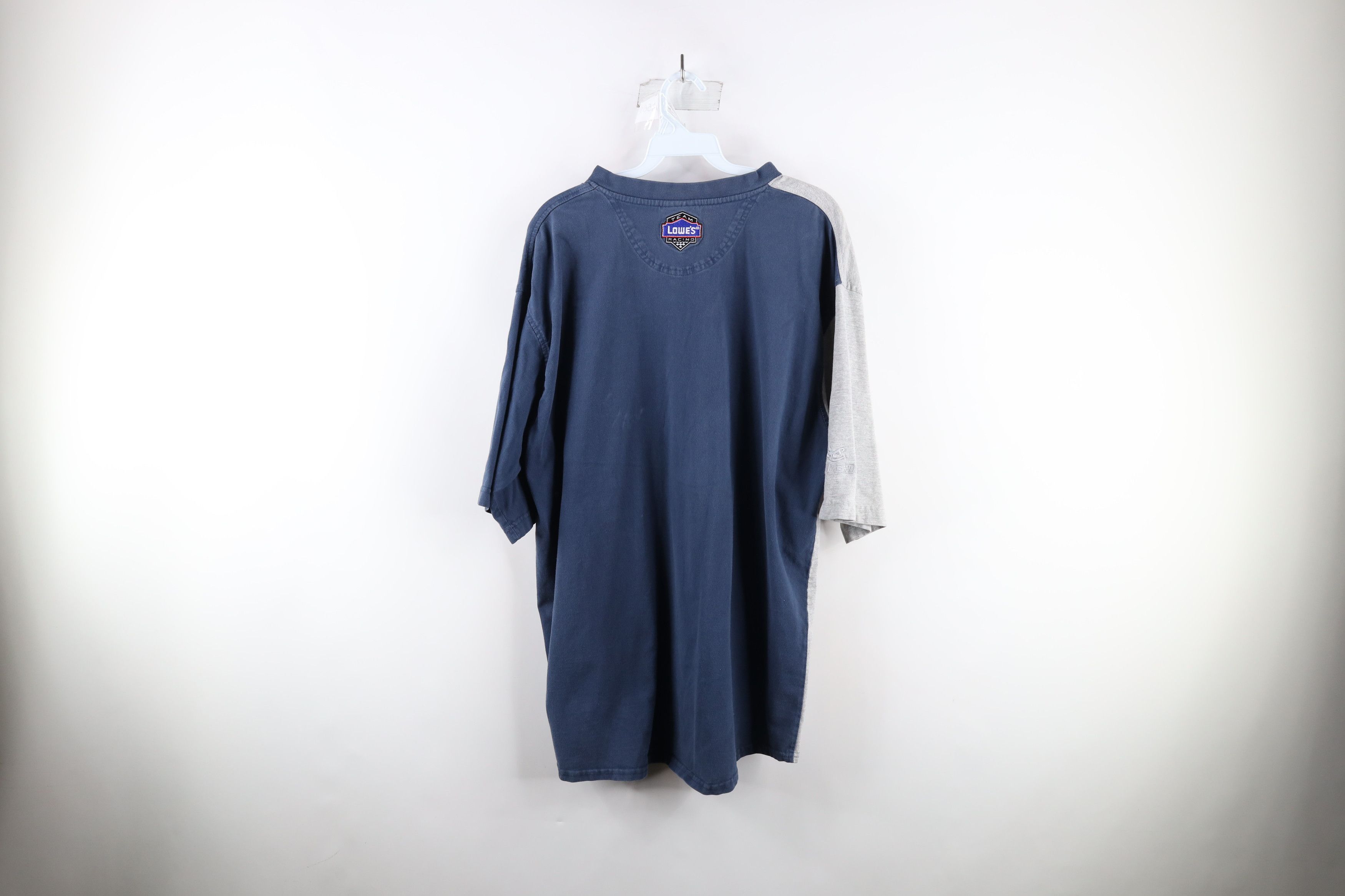 Vintage Vintage NASCAR Lowes Racing Jimmie Johnson Half Zip T-Shirt Size US XL / EU 56 / 4 - 11 Thumbnail