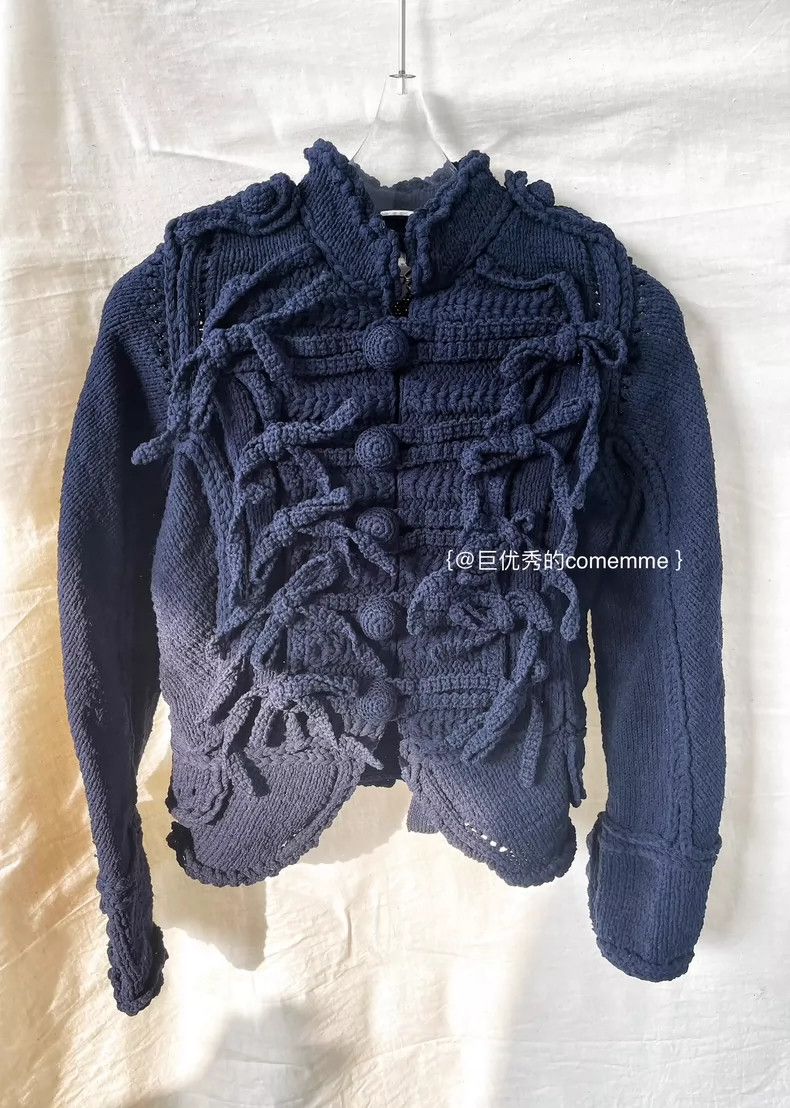 Comme des Garcons Comme Des Garcons size 均码 Dark blue three-dimensional croc Size M / US 6-8 / IT 42-44 - 1 Thumbnail