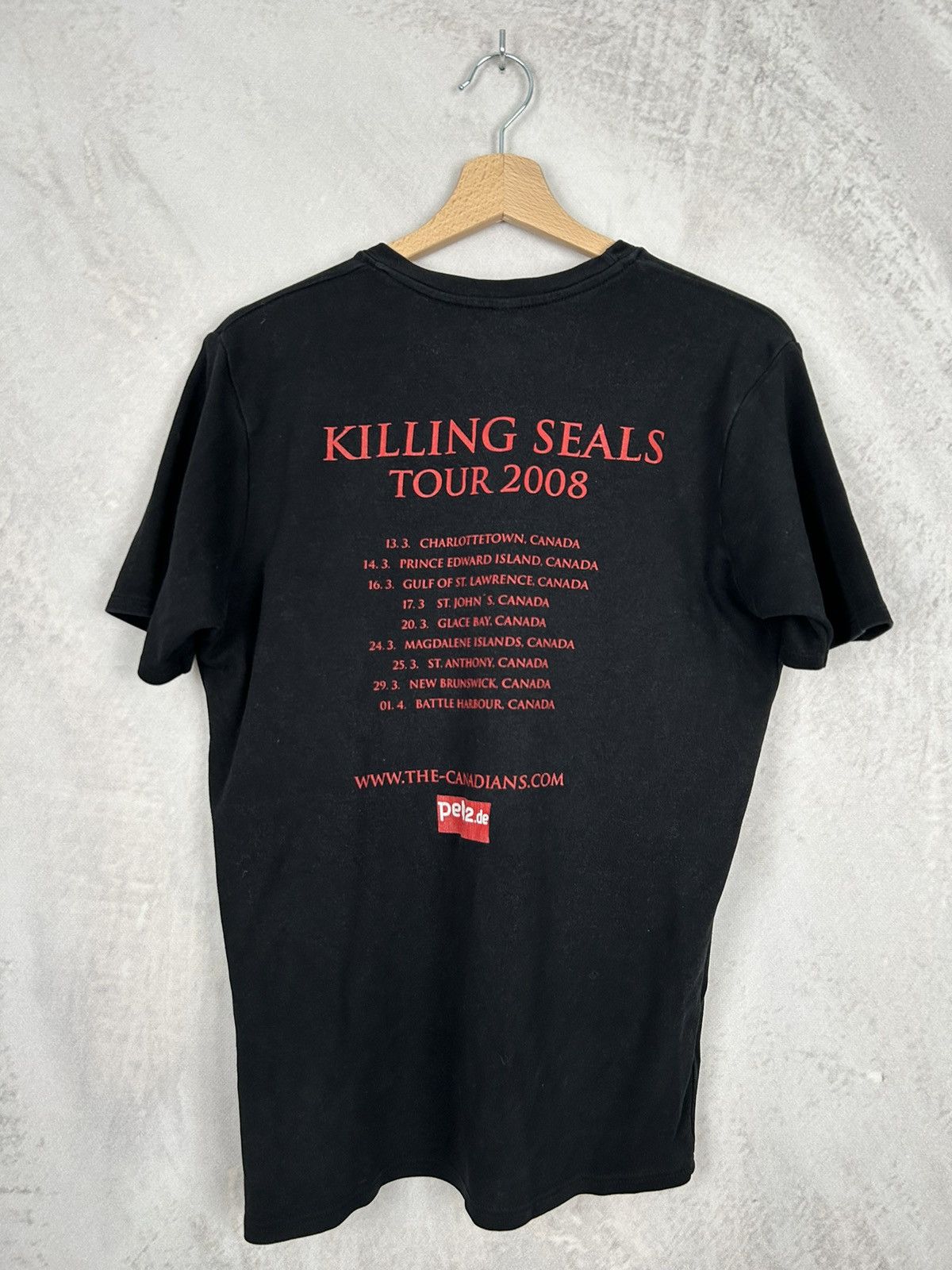 Band Tees Vintage The Canadians Rock Band Tee Graphic Hardcore Metal Size US M / EU 48-50 / 2 - 2 Thumbnail