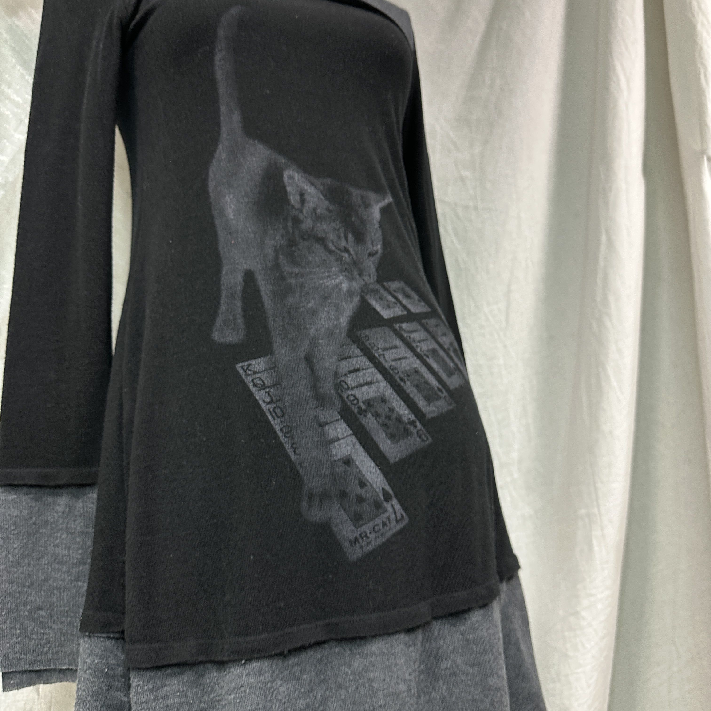 Vintage Vintage Avant Garde Poker Cat Isabel de Pedro Dress Y2K Size M / US 6-8 / IT 42-44 - 6 Thumbnail
