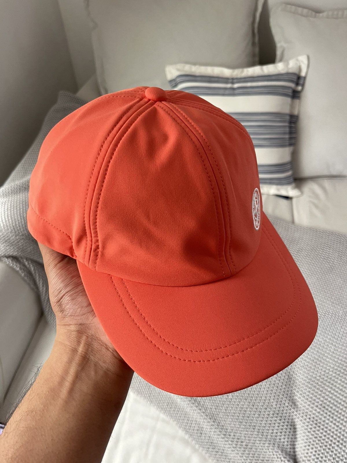 Stone Island Stone Island Hat Salmon Pink Size ONE SIZE - 2 Thumbnail