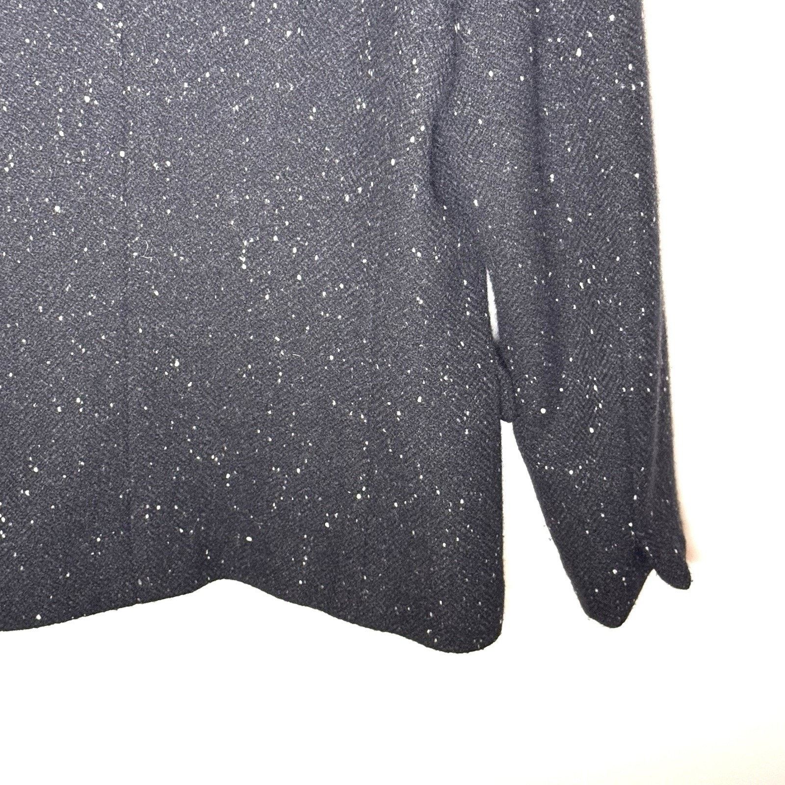 Jil Sander VTG Jil Sander Black Speckled Wool Blazer Jacket Late 90s S Size S / US 4 / IT 40 - 14 Thumbnail