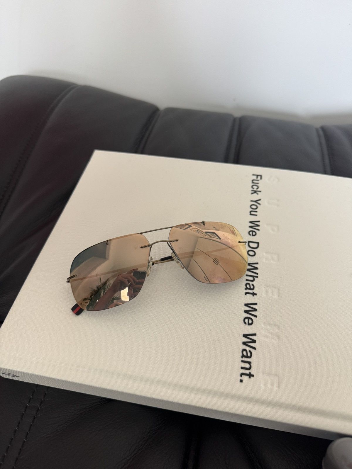 Prada Prada Sun Glasses Designer Luxury Brown High End Italy Rare Size ONE SIZE - 3 Thumbnail