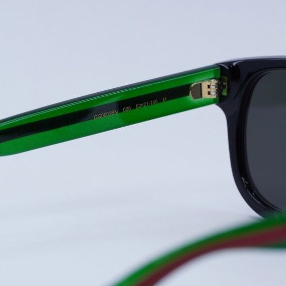 Gucci 🕶️ New Gucci GG0003SN 006 Polarized Sunglasses - Black Size ONE SIZE - 7 Thumbnail